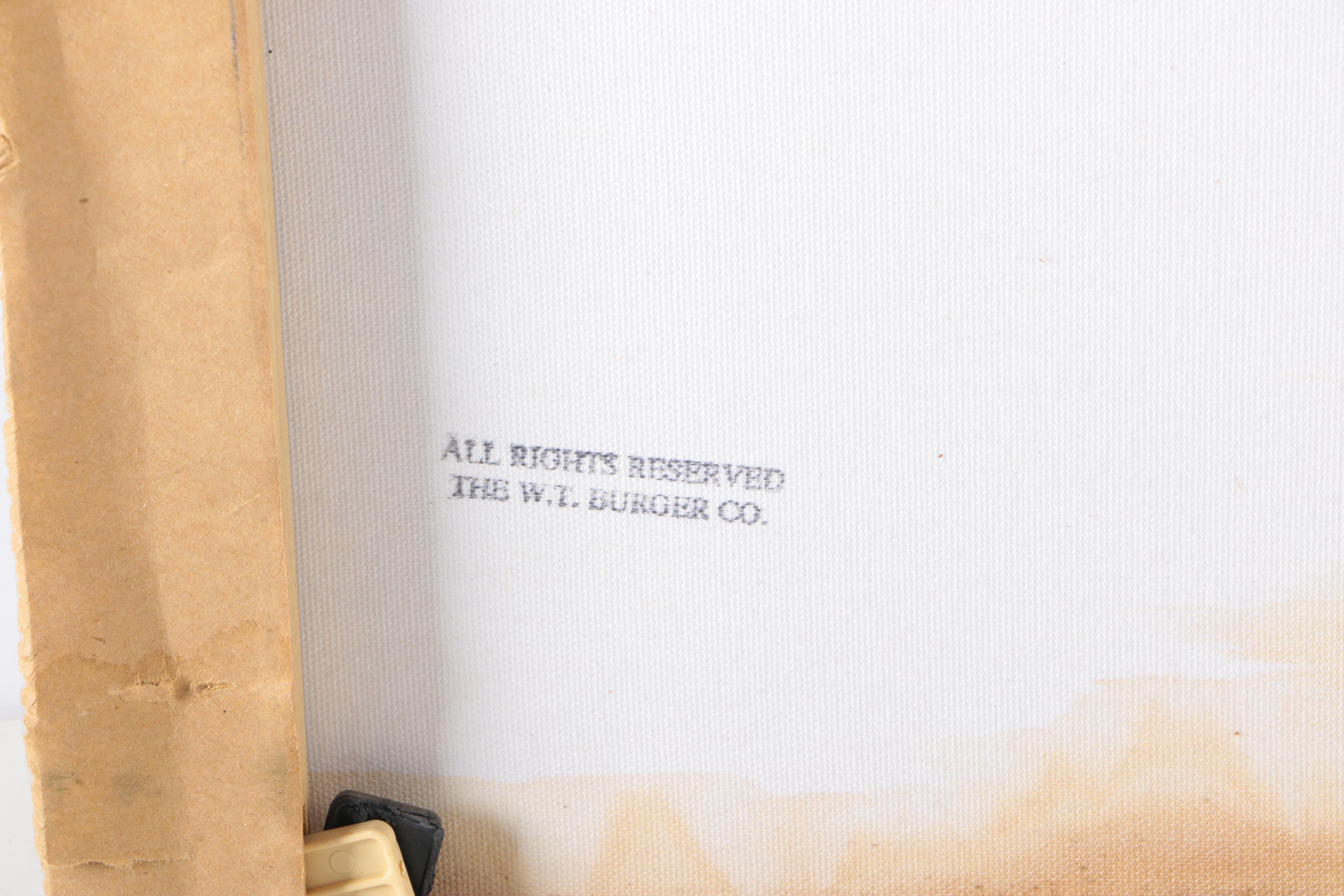 William Benecke Original Oil Painting Of Domed Building