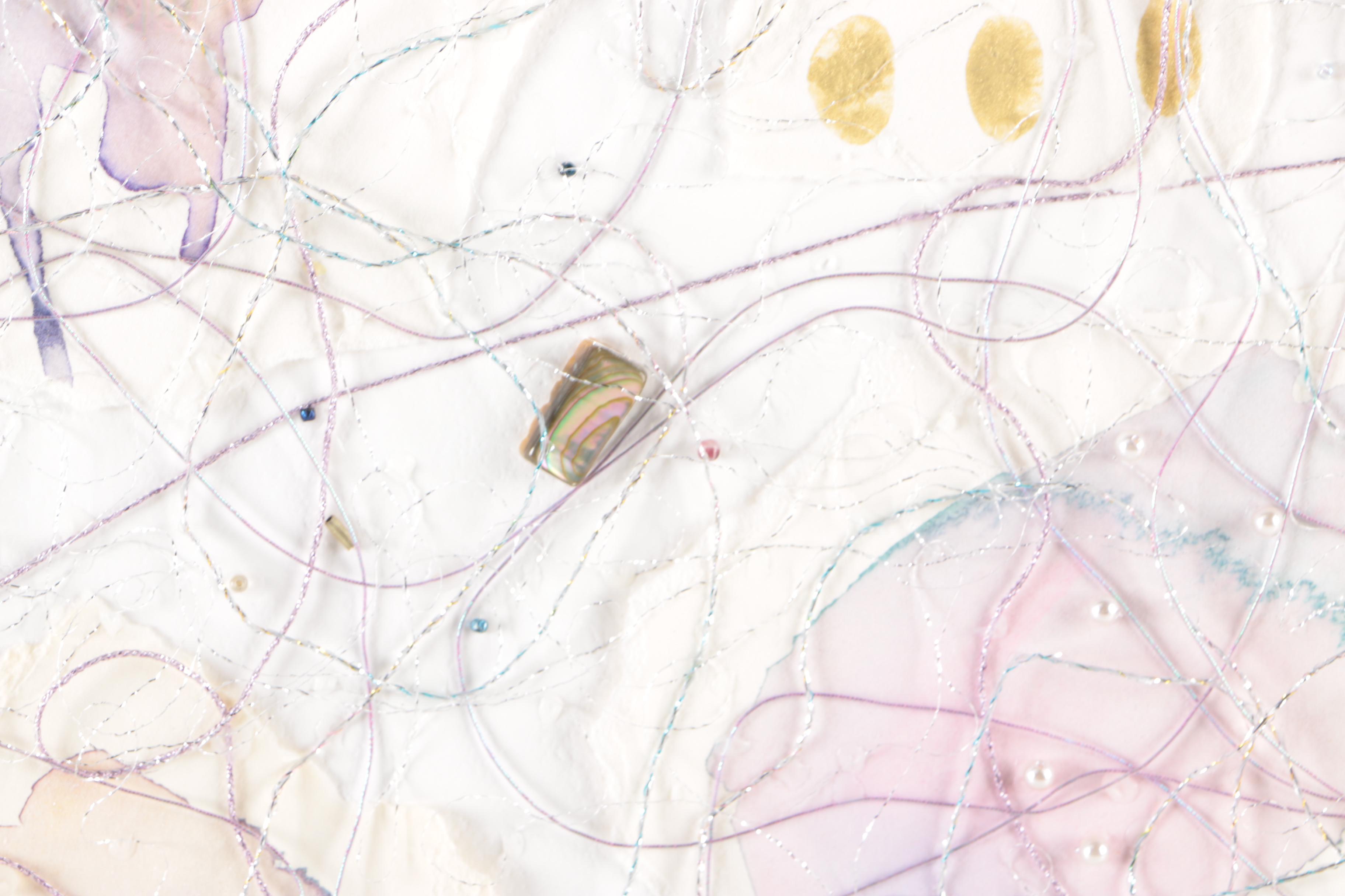 Jessica Ramsey Weiss Original Mixed Media Collage "Motion"