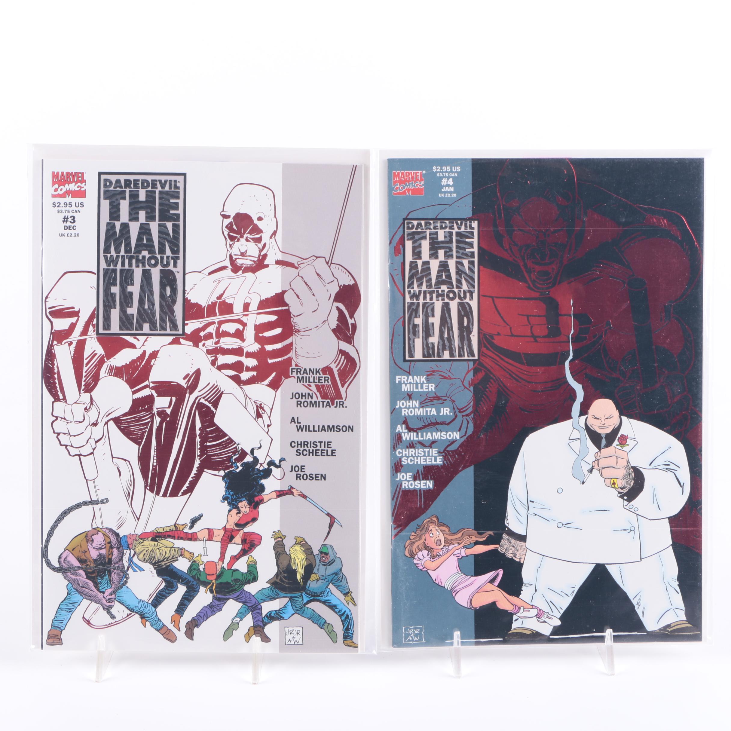Frank Miller Mini-Series Comics Including "300" and "Daredevil The Man Without Fear"