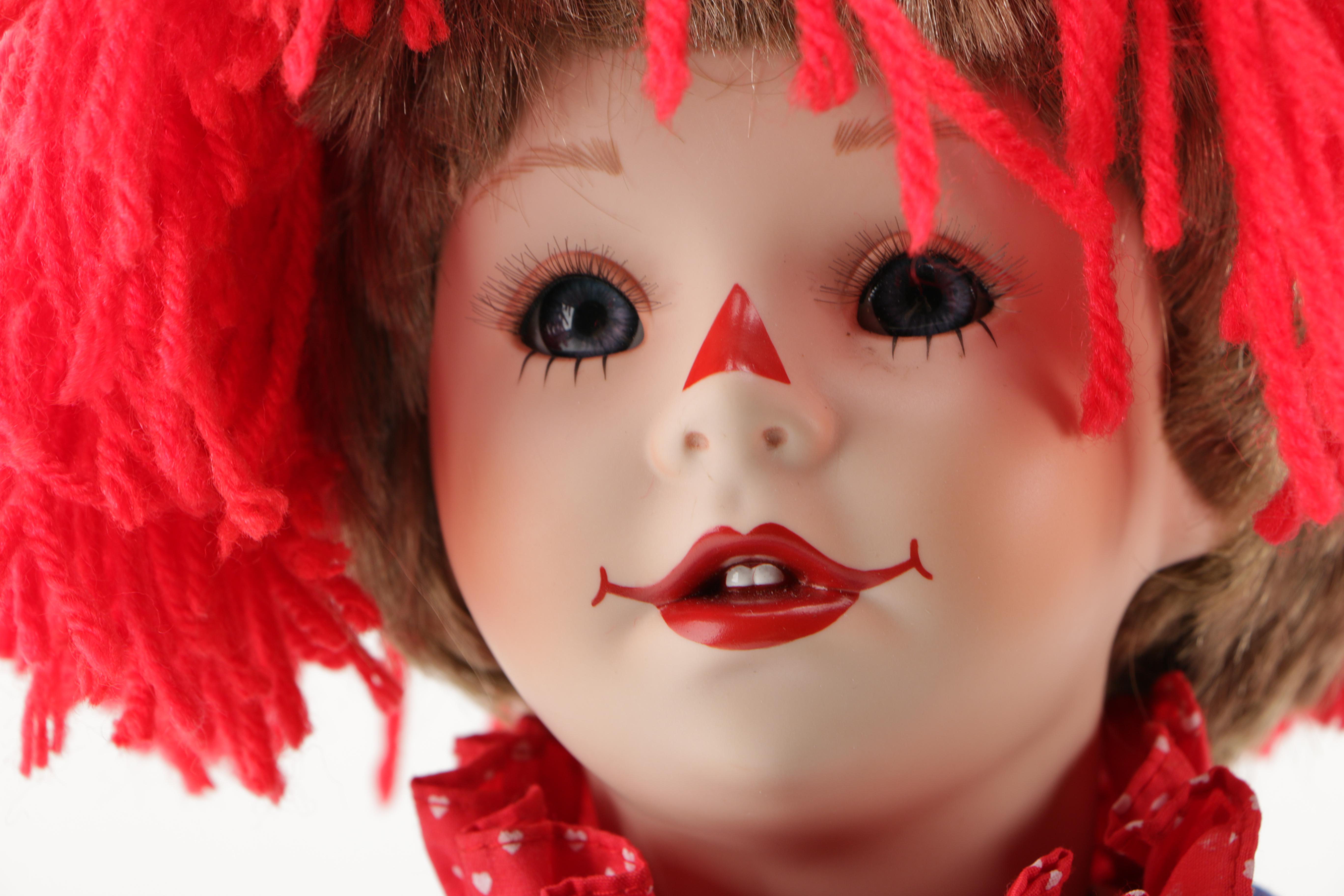 Kelly RuBert Raggedy Ann and Raggedy Andy Dolls