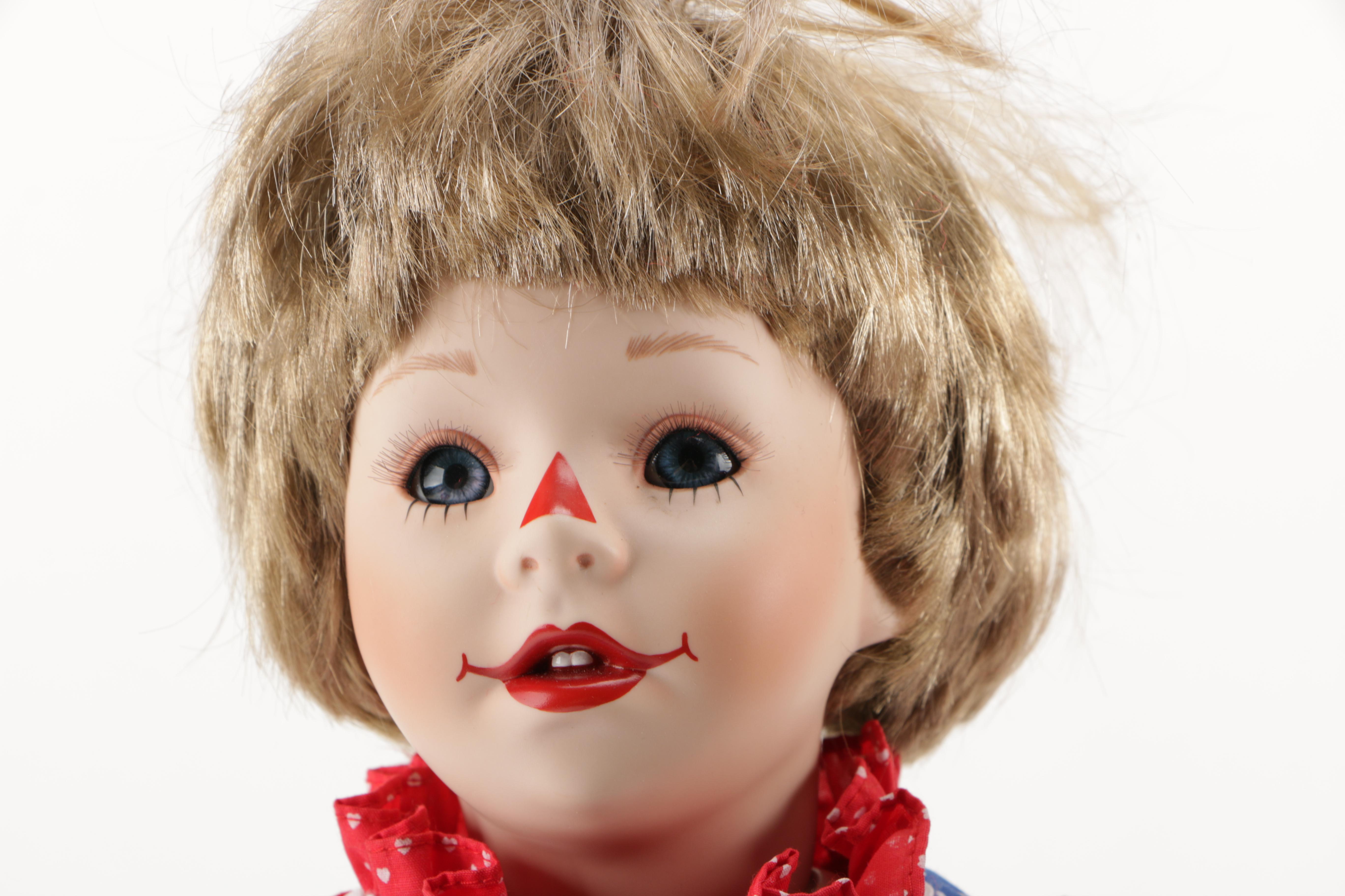 Kelly RuBert Raggedy Ann and Raggedy Andy Dolls