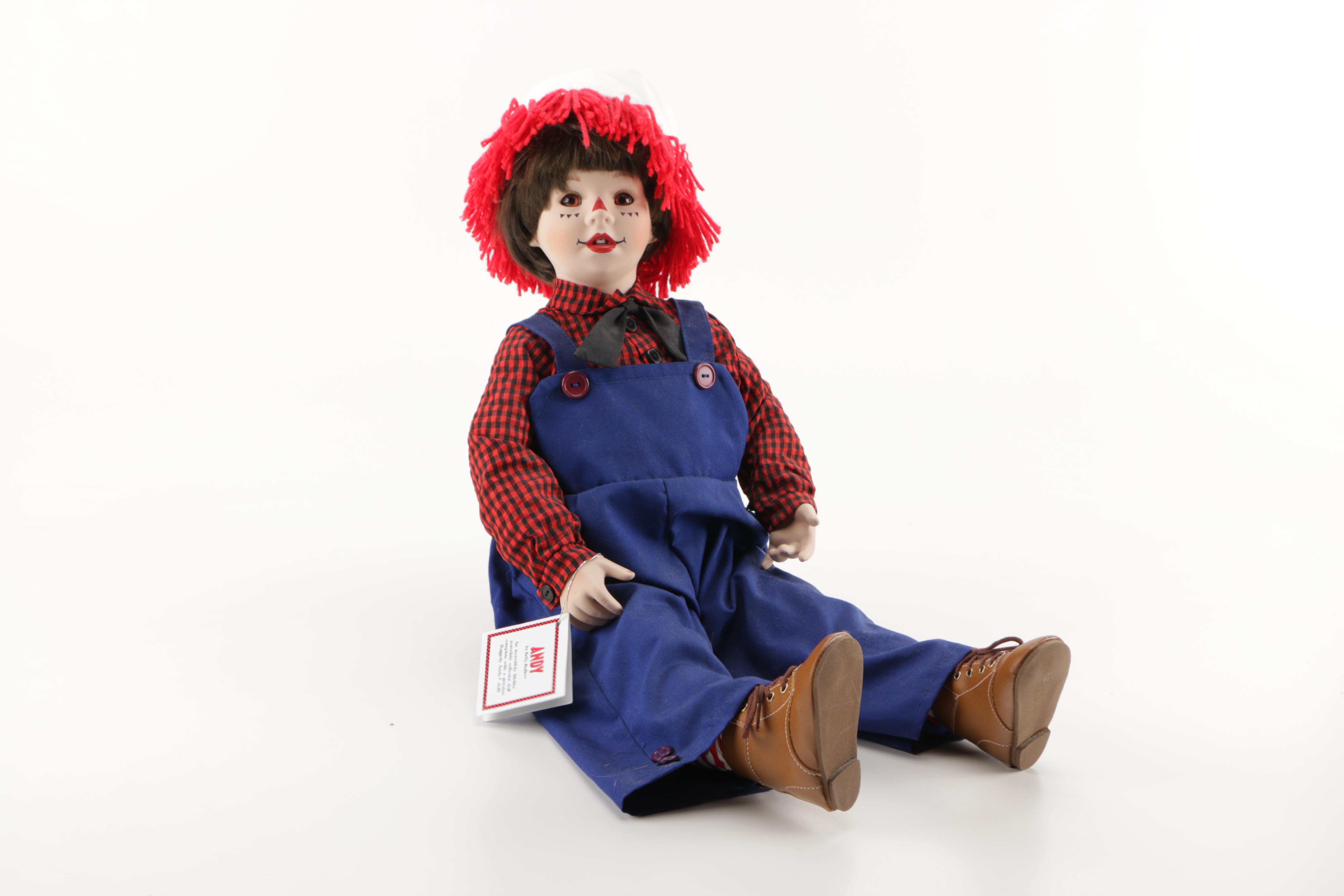 Kelly RuBert Raggedy Ann and Raggedy Andy Dolls