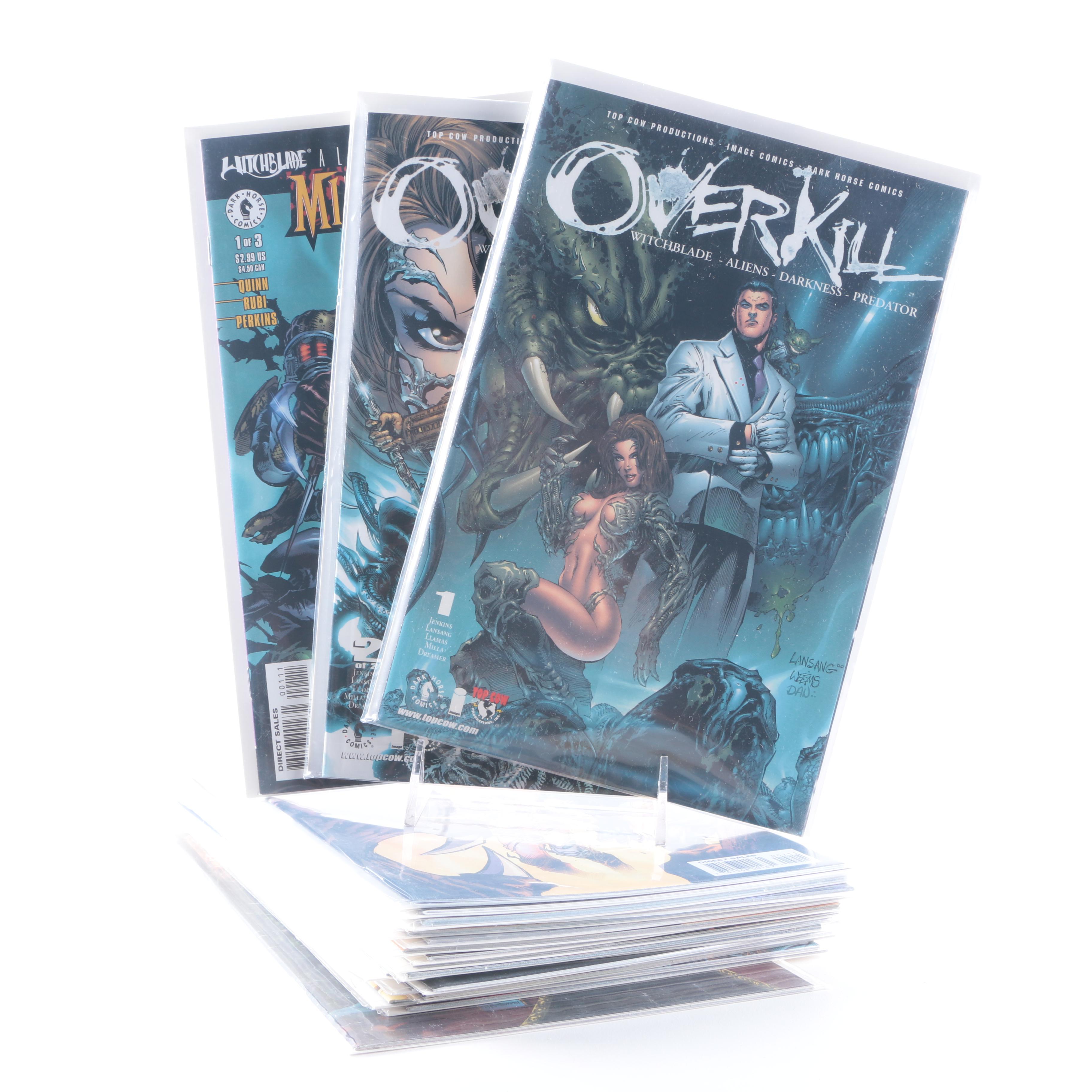Collection of "Witchblade" Comic Books featuring "Overkill"