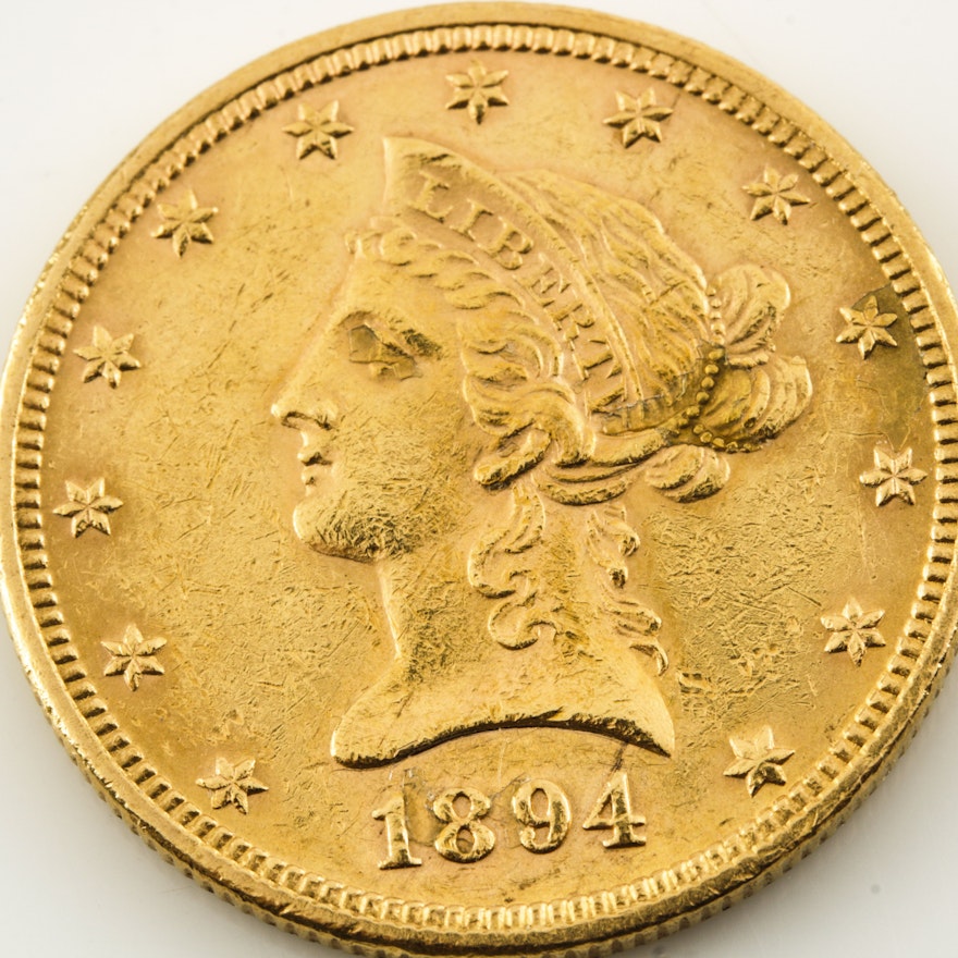 1894 Liberty Head $10 Gold Coin