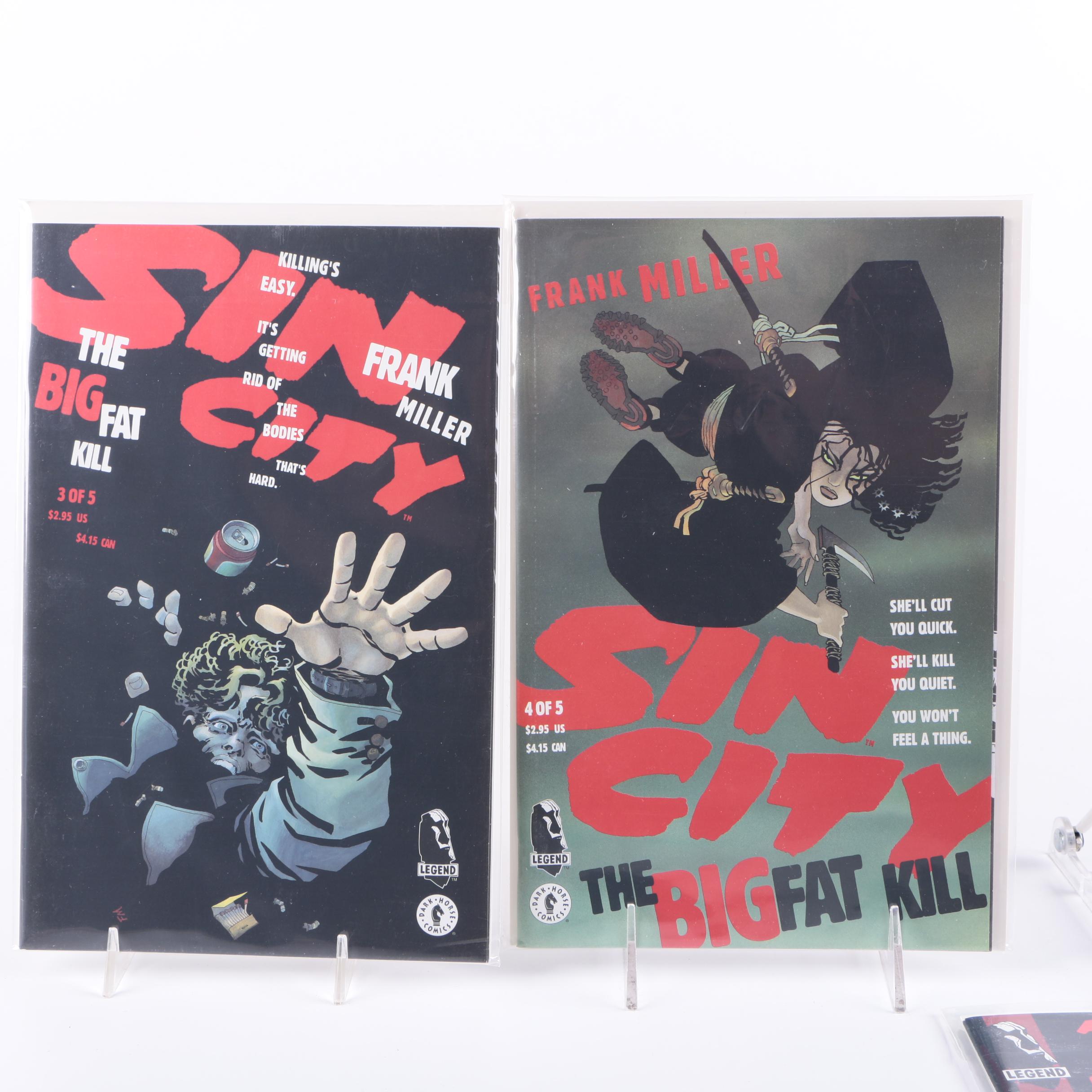 Frank Miller Sin City "The Big Fat Kill" and "A Dame to Kill For" Complete