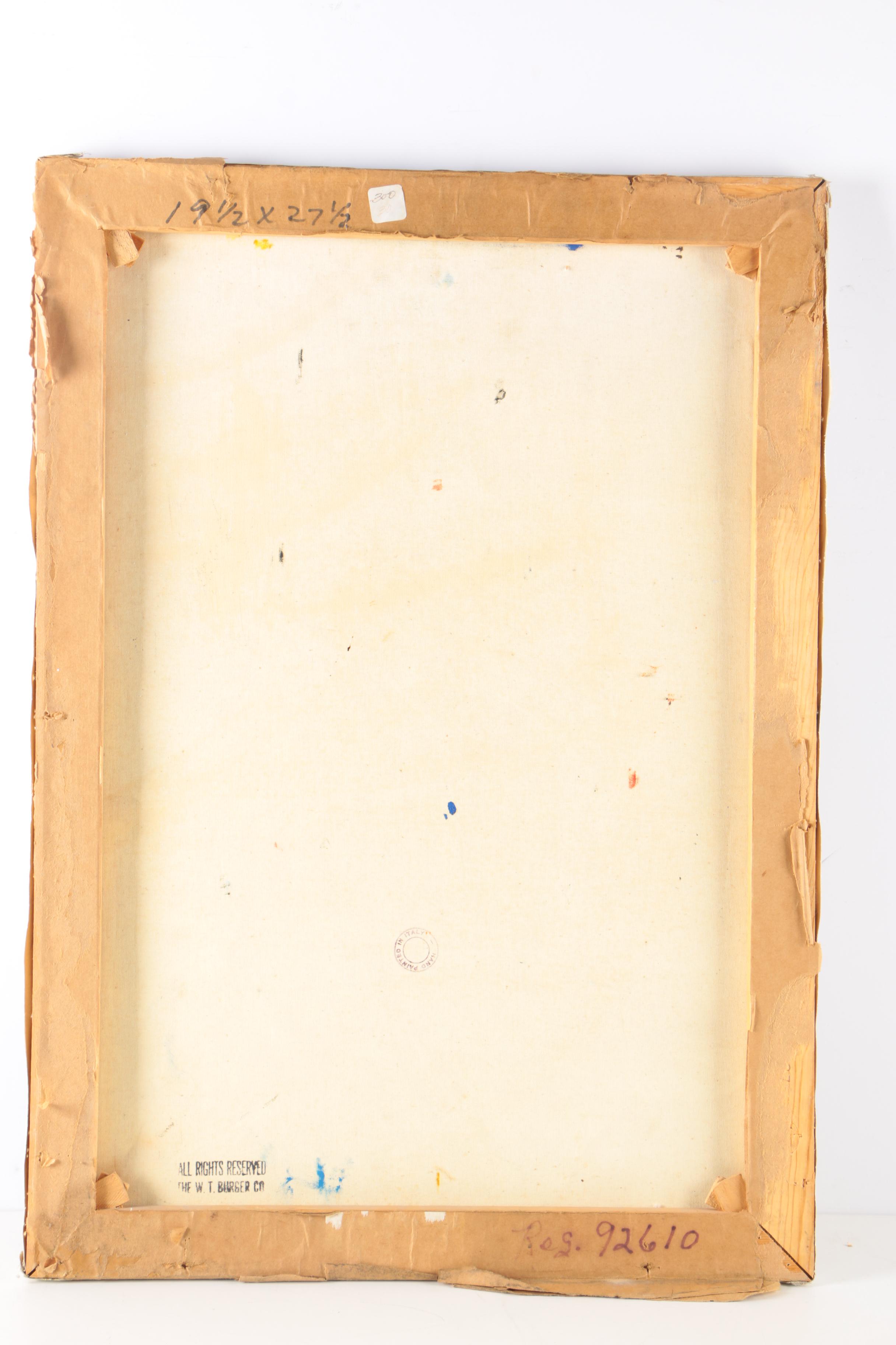 Impressionist Oil on Canvas Portrait of a Girl Signed Bongera