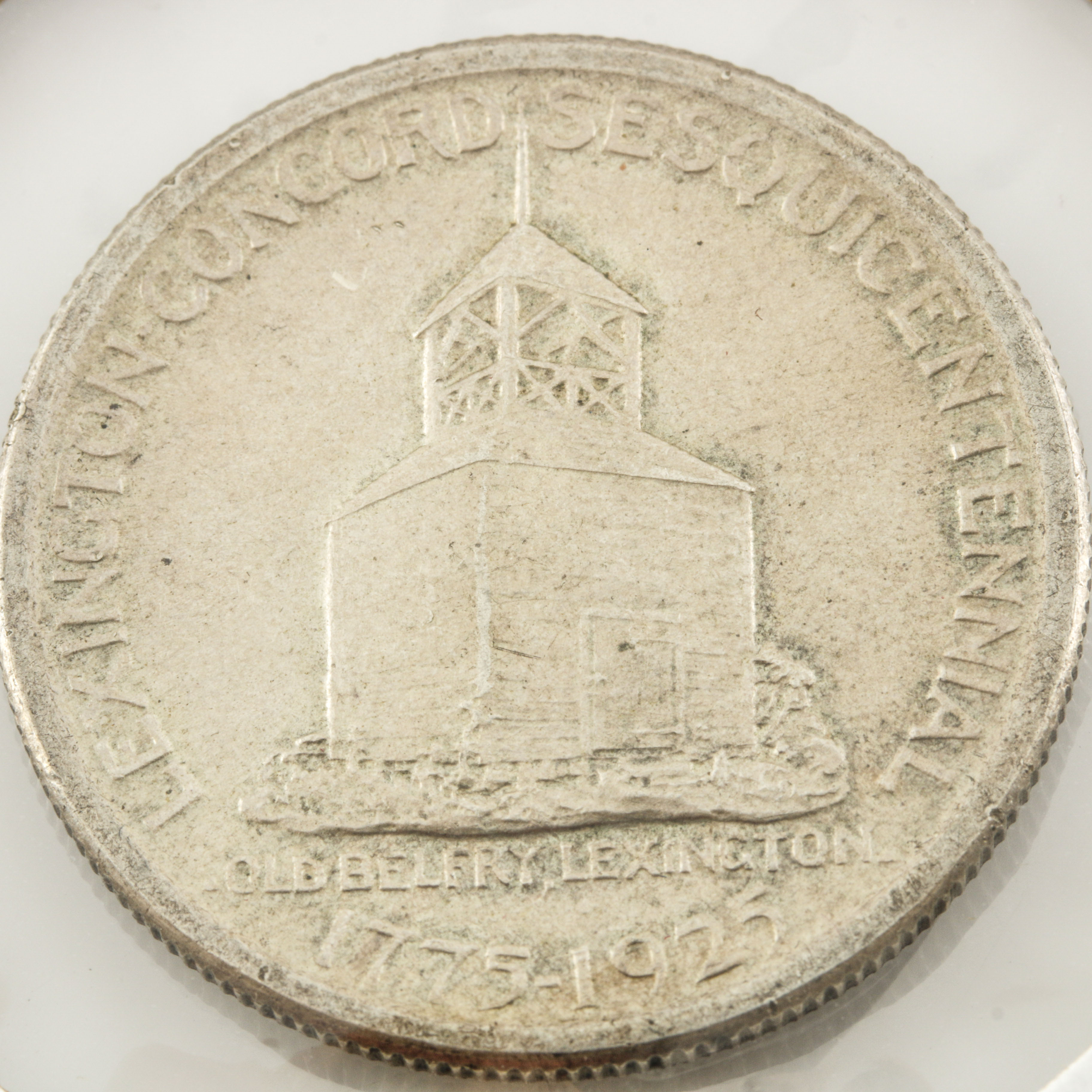 1925 Lexington Concord Sesquicentennial Commemorative Silver Half Dollar