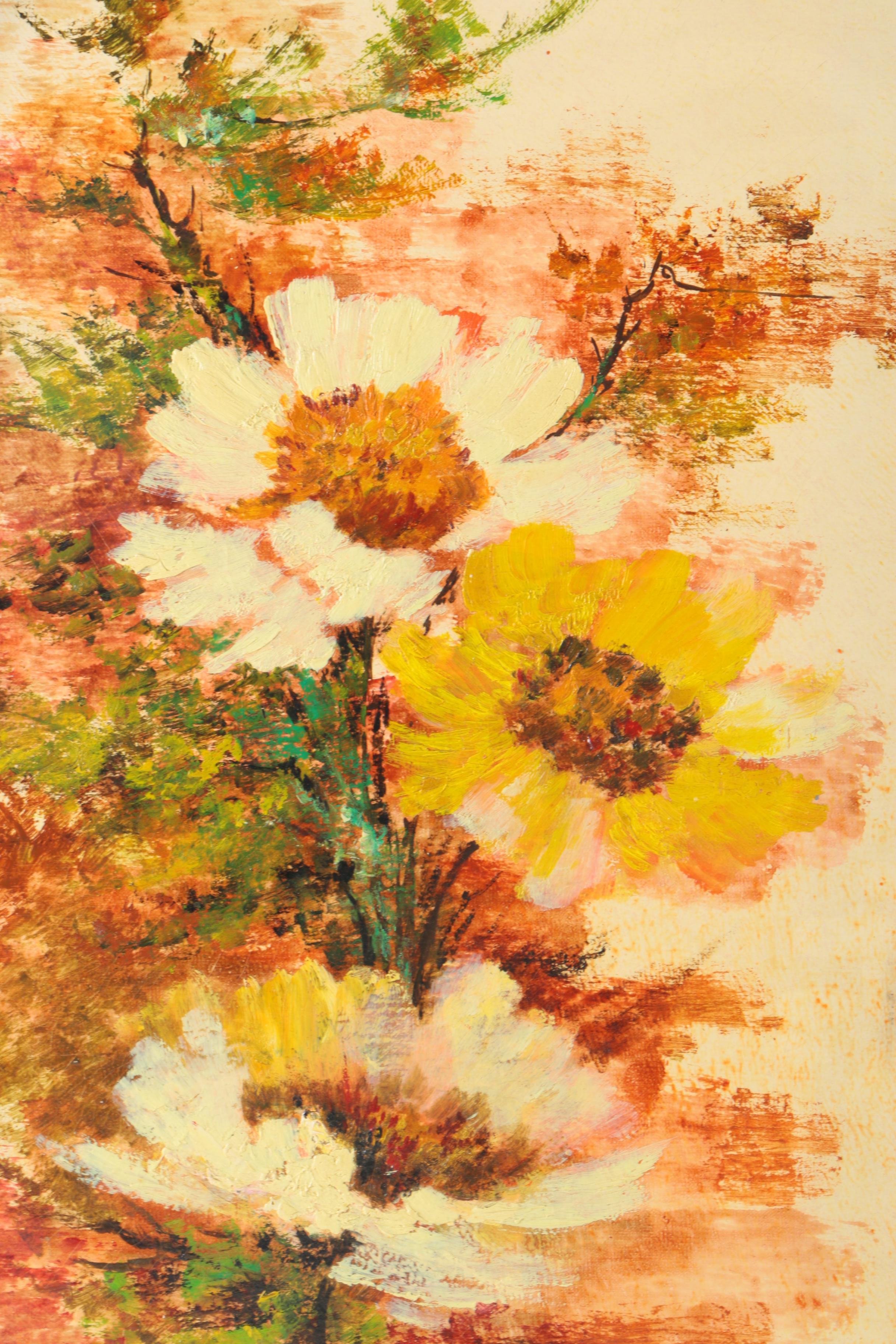 Barrani Original Oil Painting "Flowers"