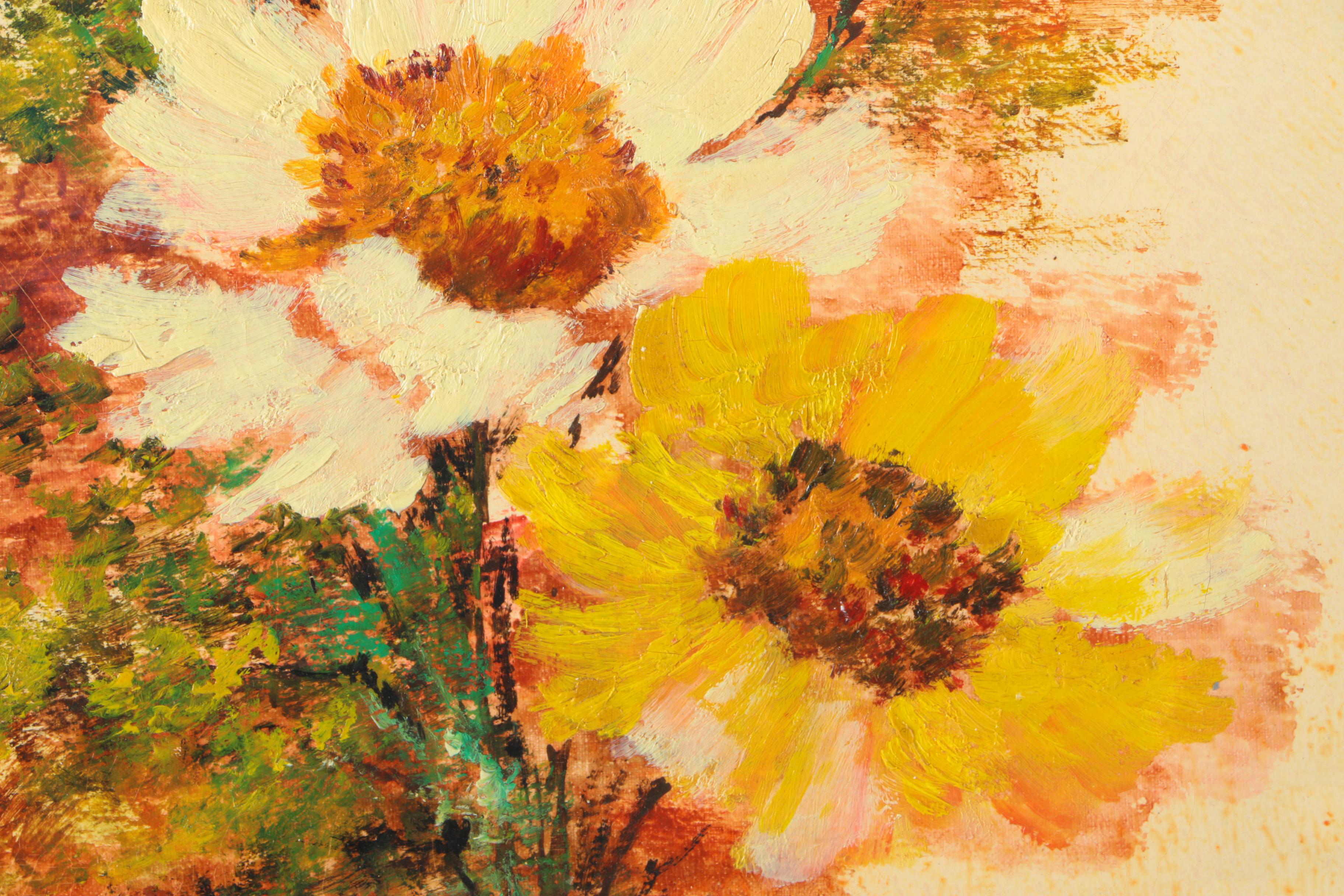 Barrani Original Oil Painting "Flowers"