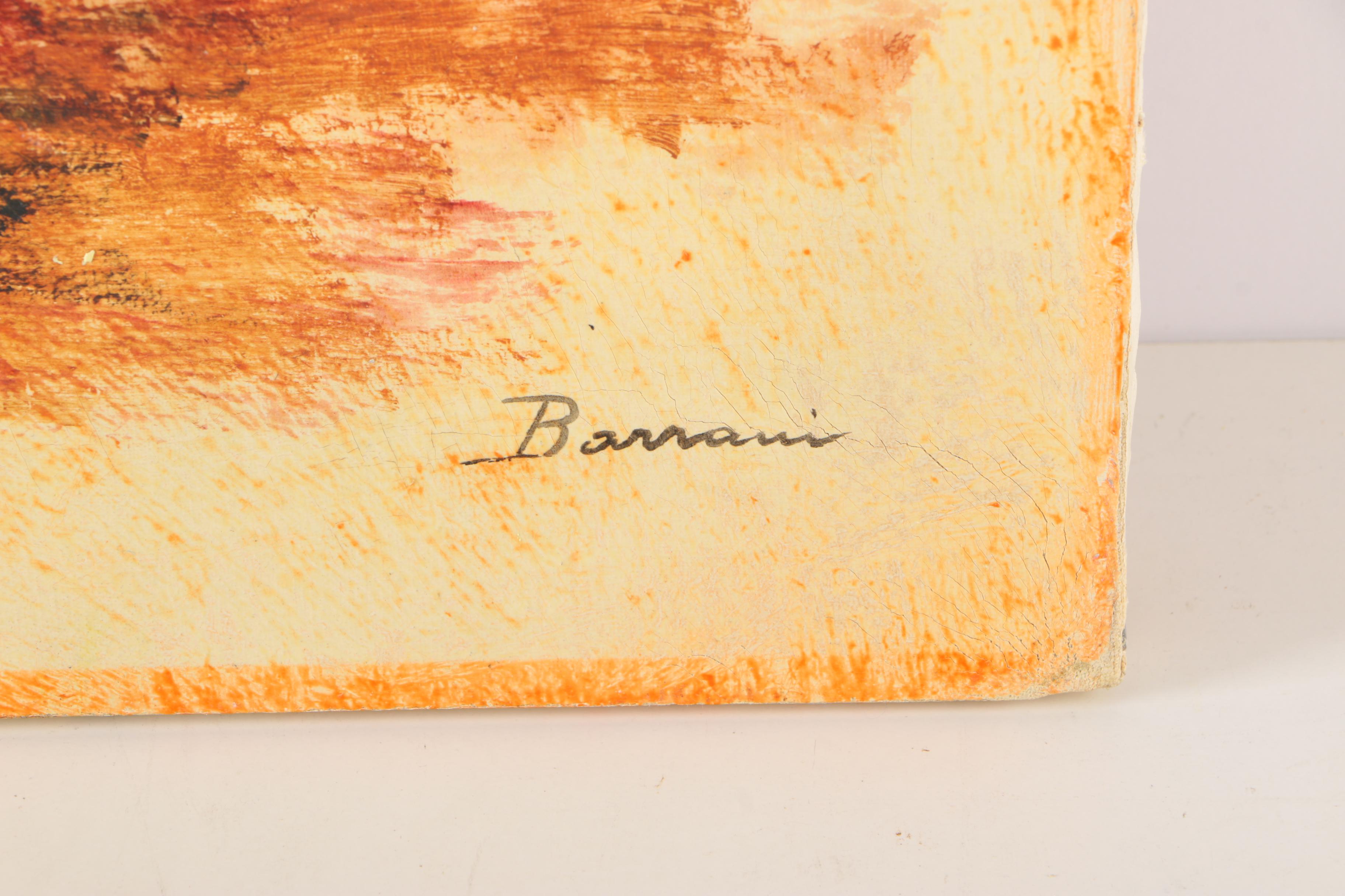 Barrani Original Oil Painting "Flowers"