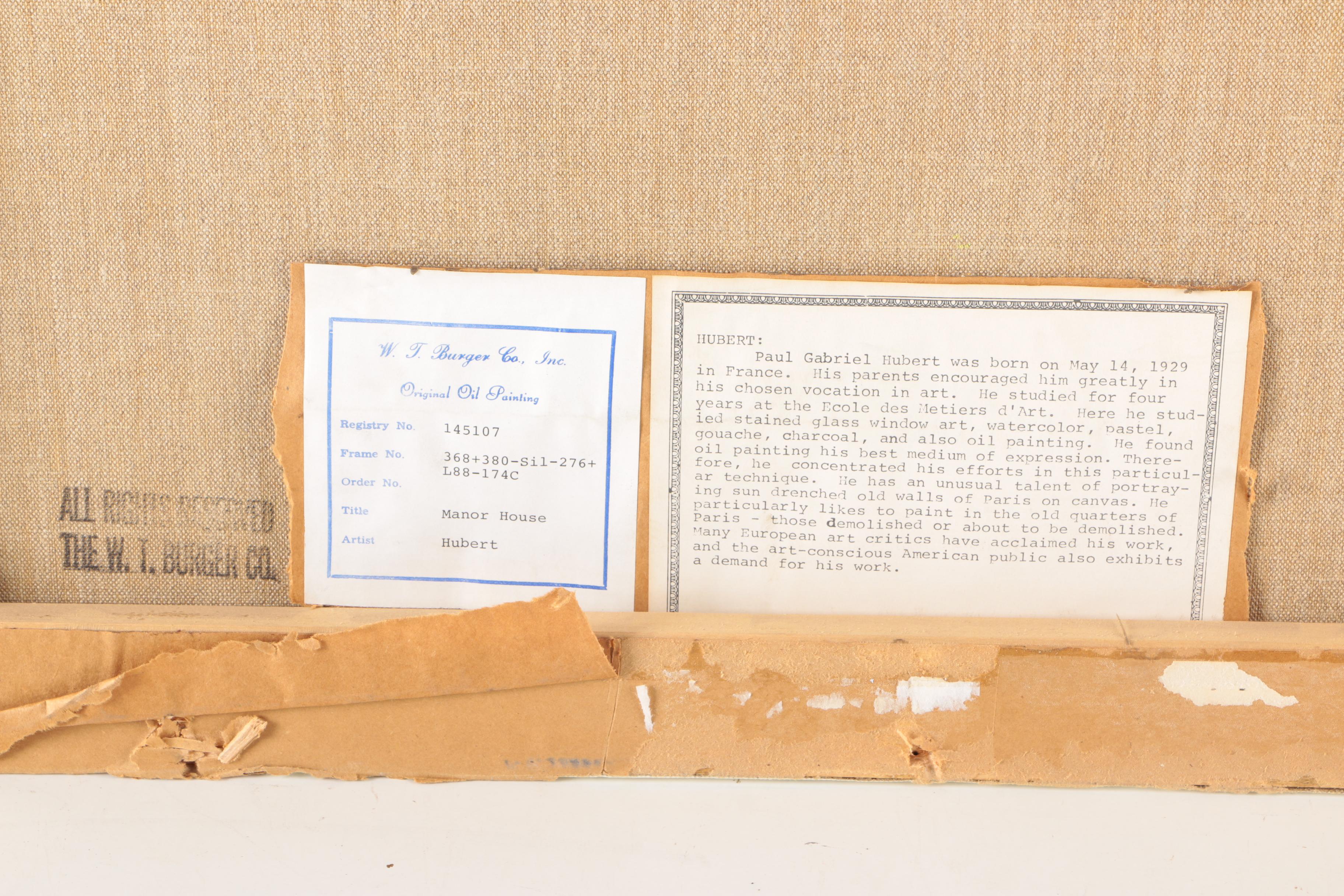 JM Hubard Acrylic on Canvas Landscape Painting