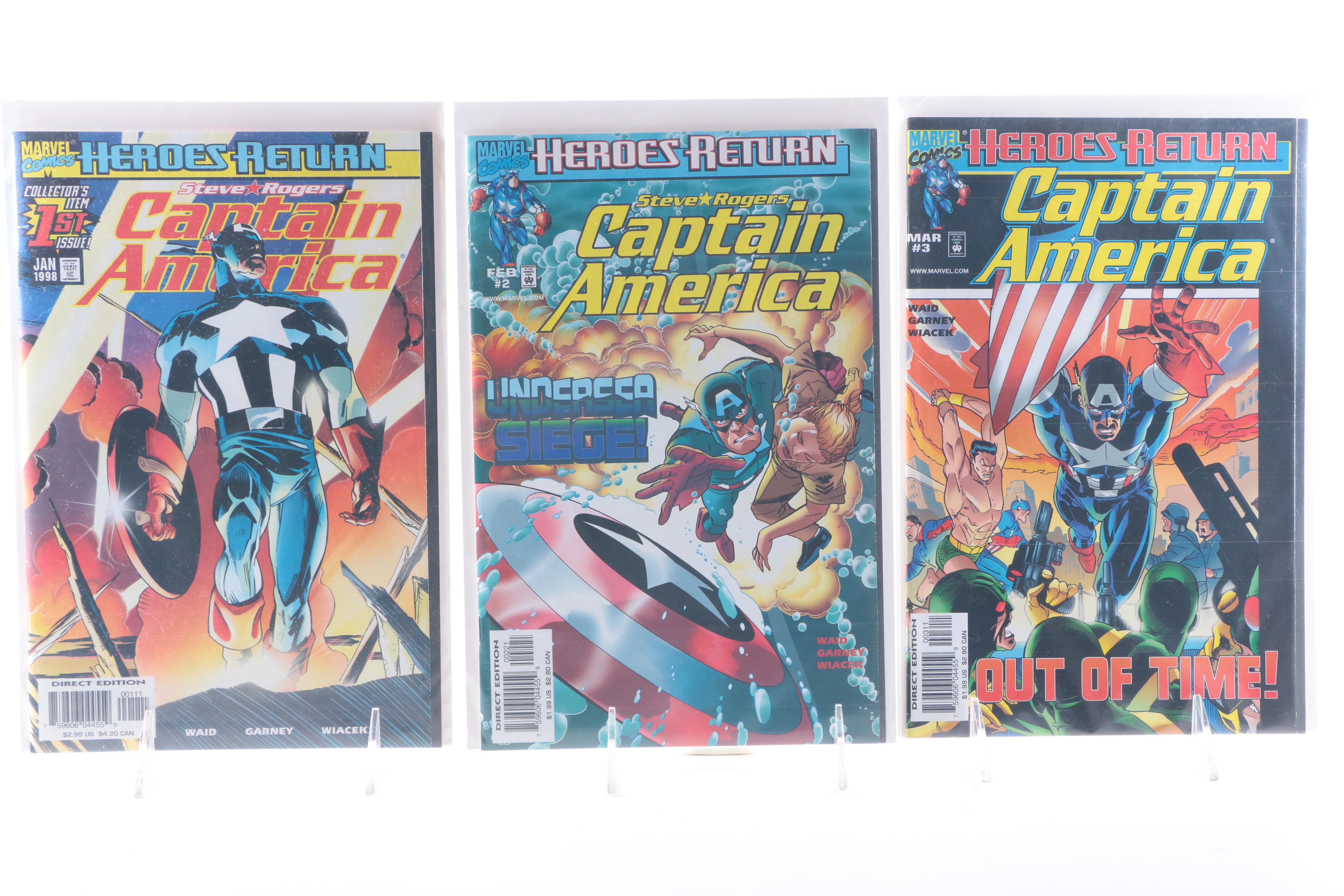 Captain America Third Series Near Complete Comic Set