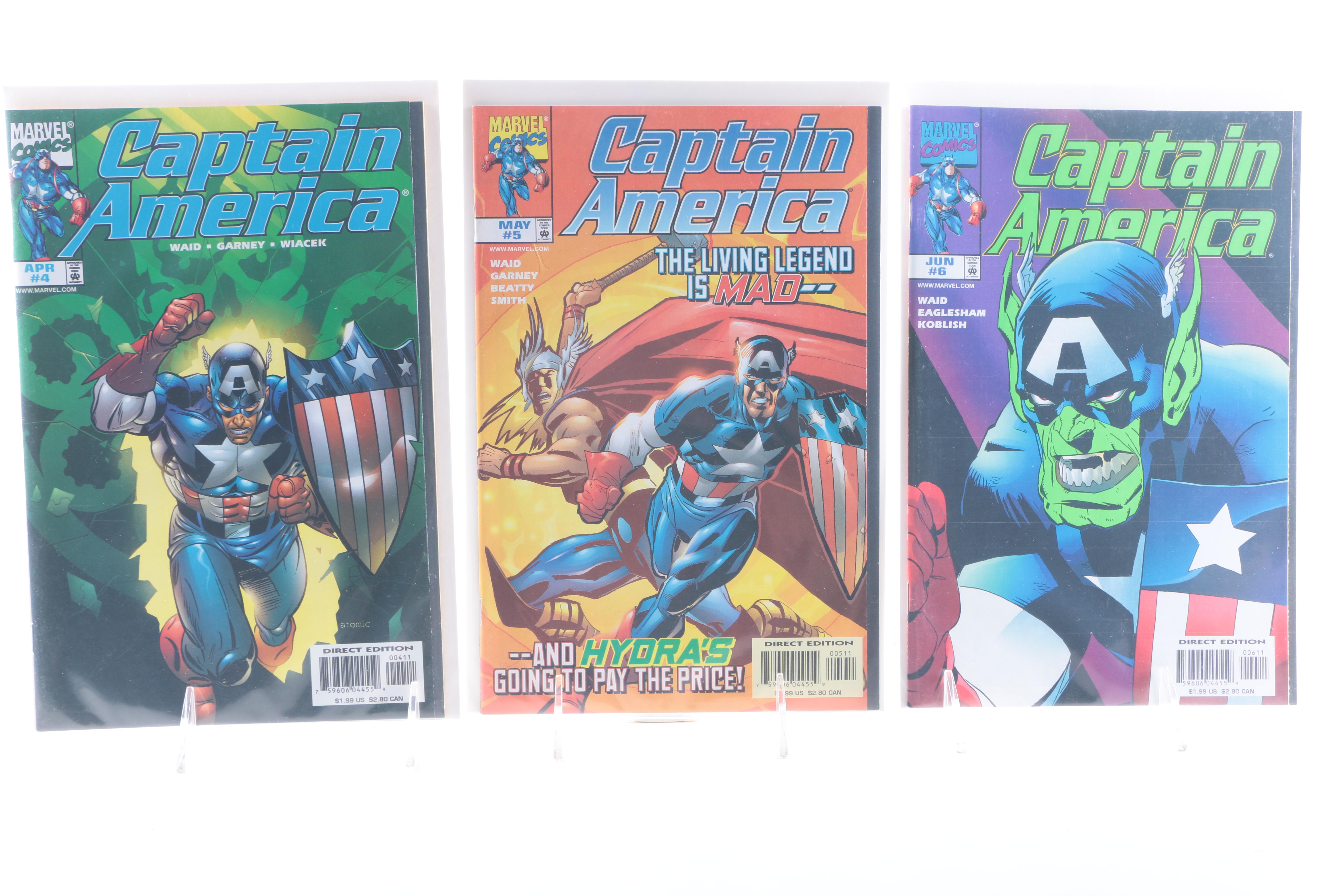 Captain America Third Series Near Complete Comic Set