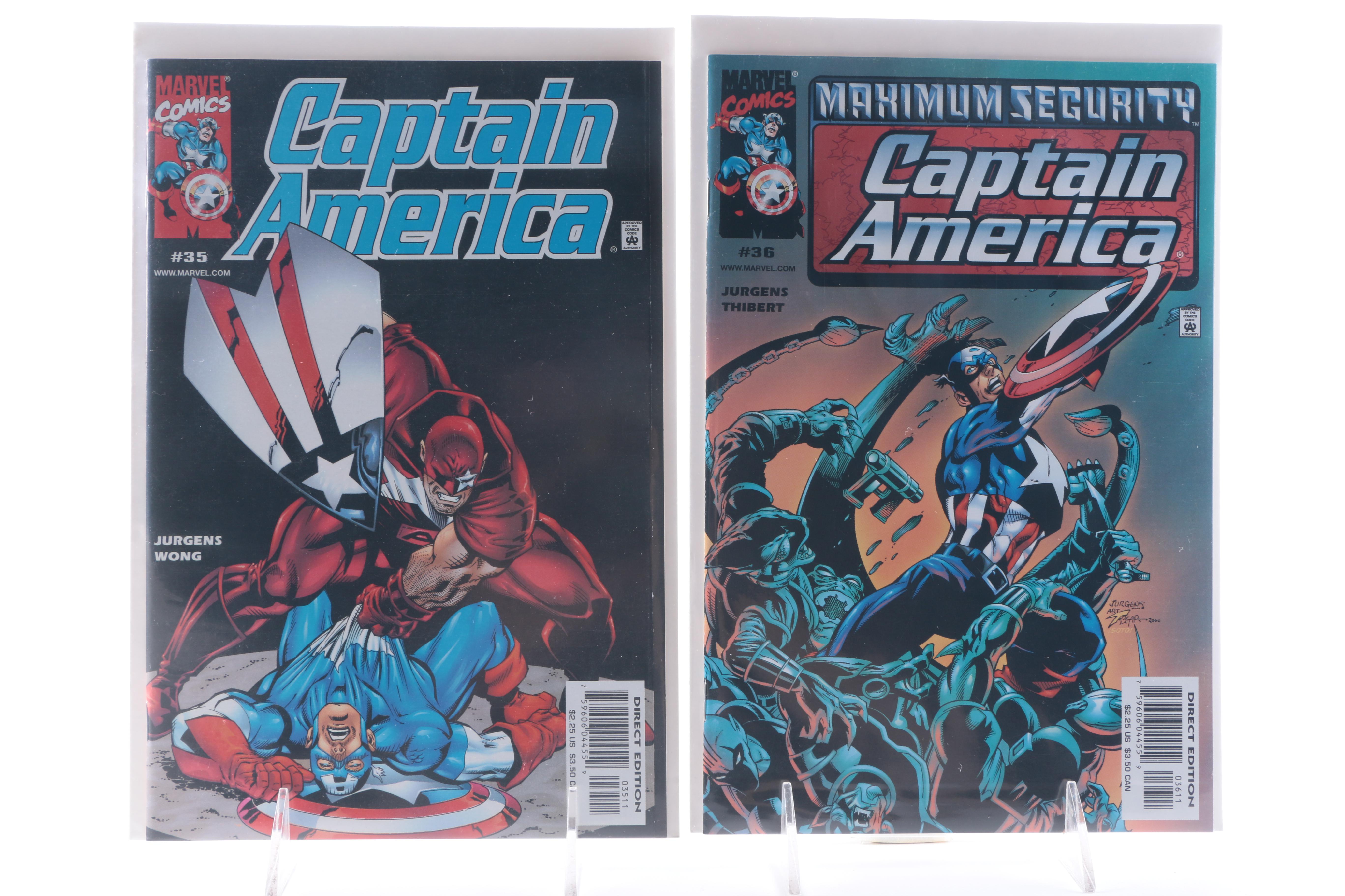 Captain America Third Series Near Complete Comic Set