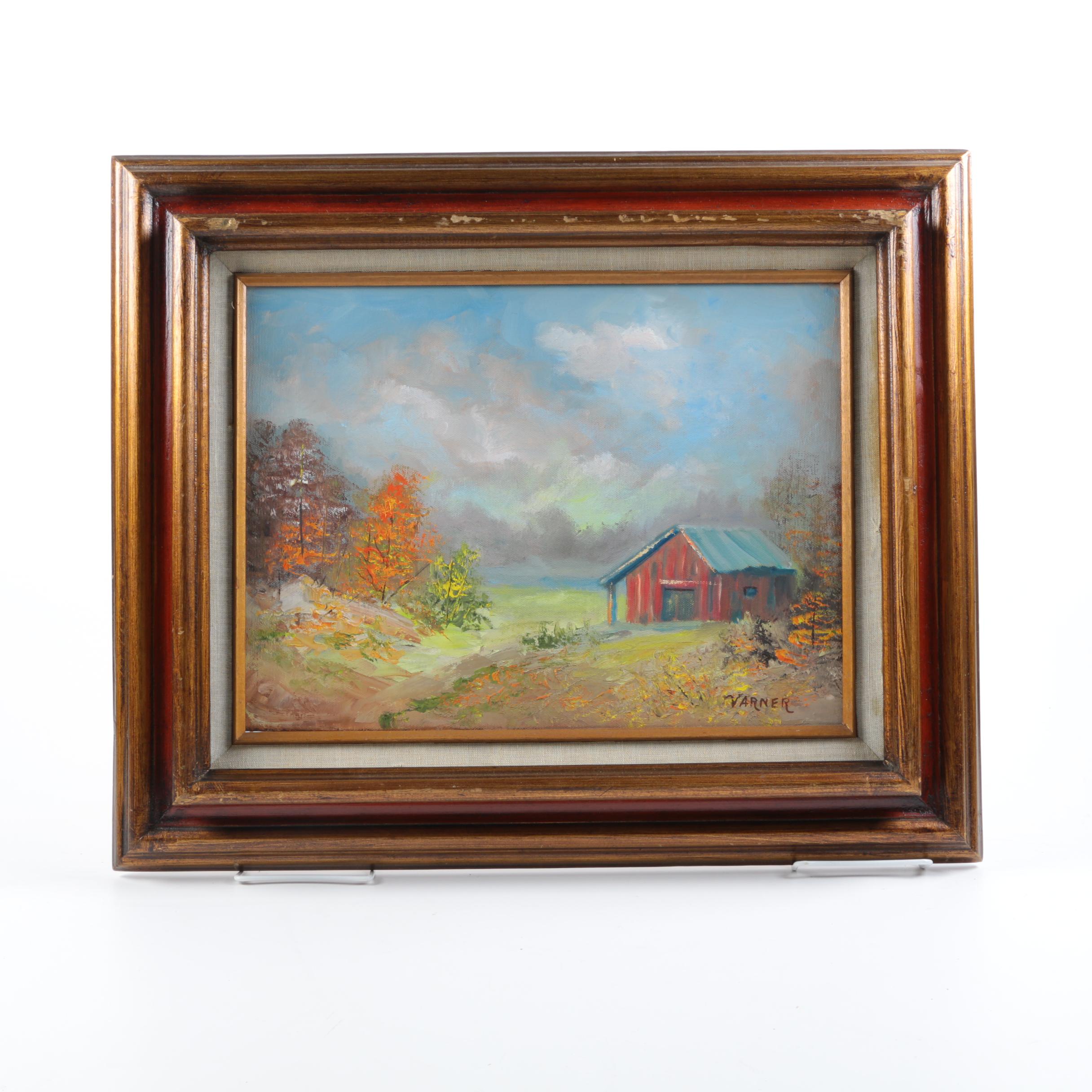 Ann Varner Oil on Canvas "Brown County, Ind."
