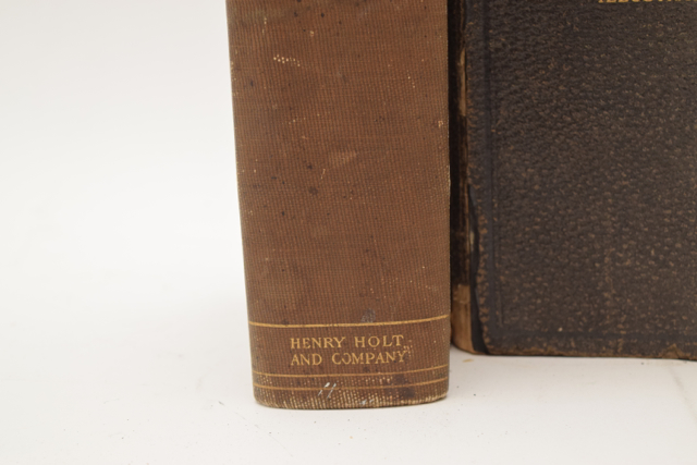 Antique New Websterian Dictionary and Edgren's Italian-English Dictionary