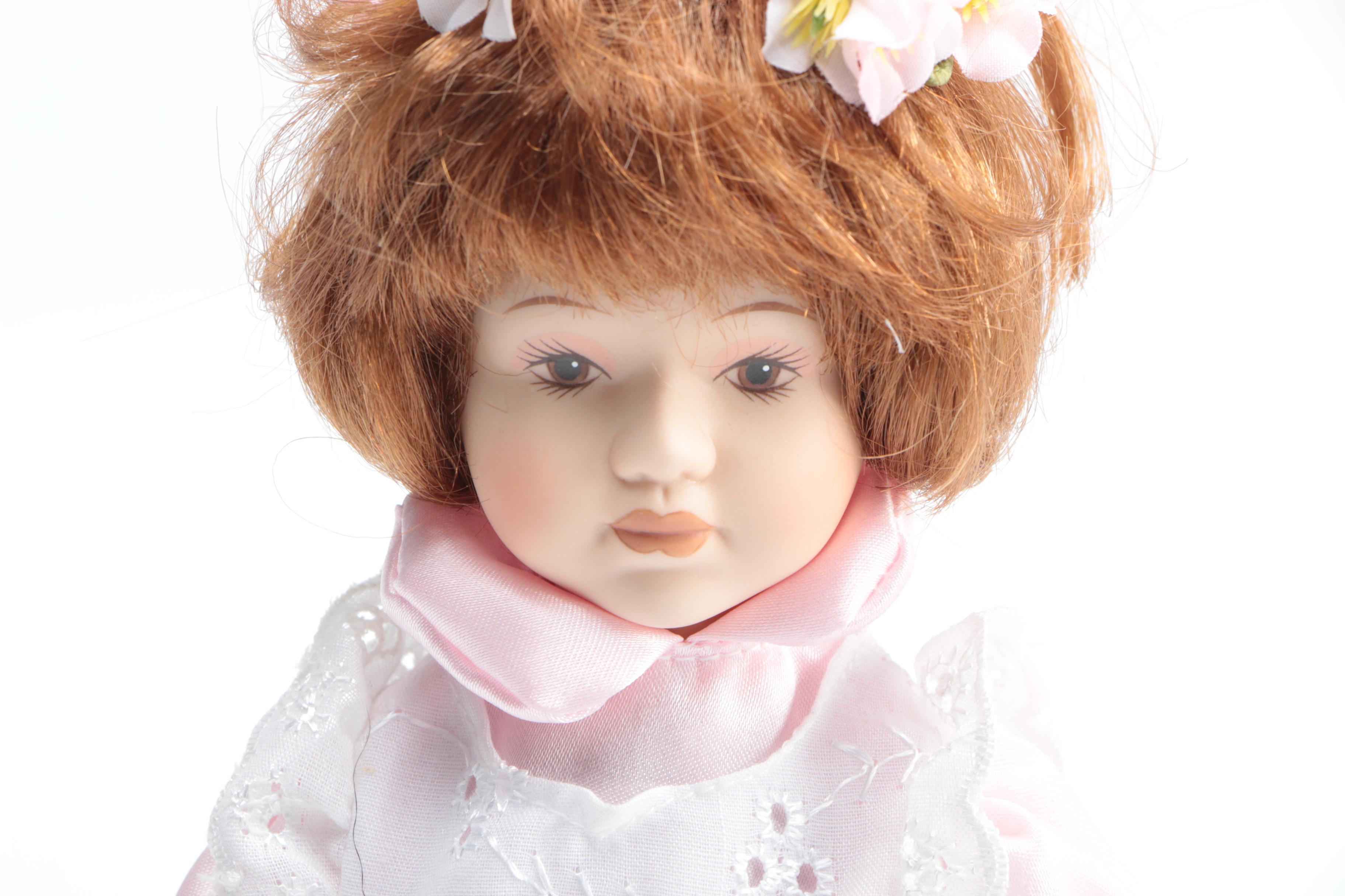 Hand-Painted and Named Porcelain Dolls