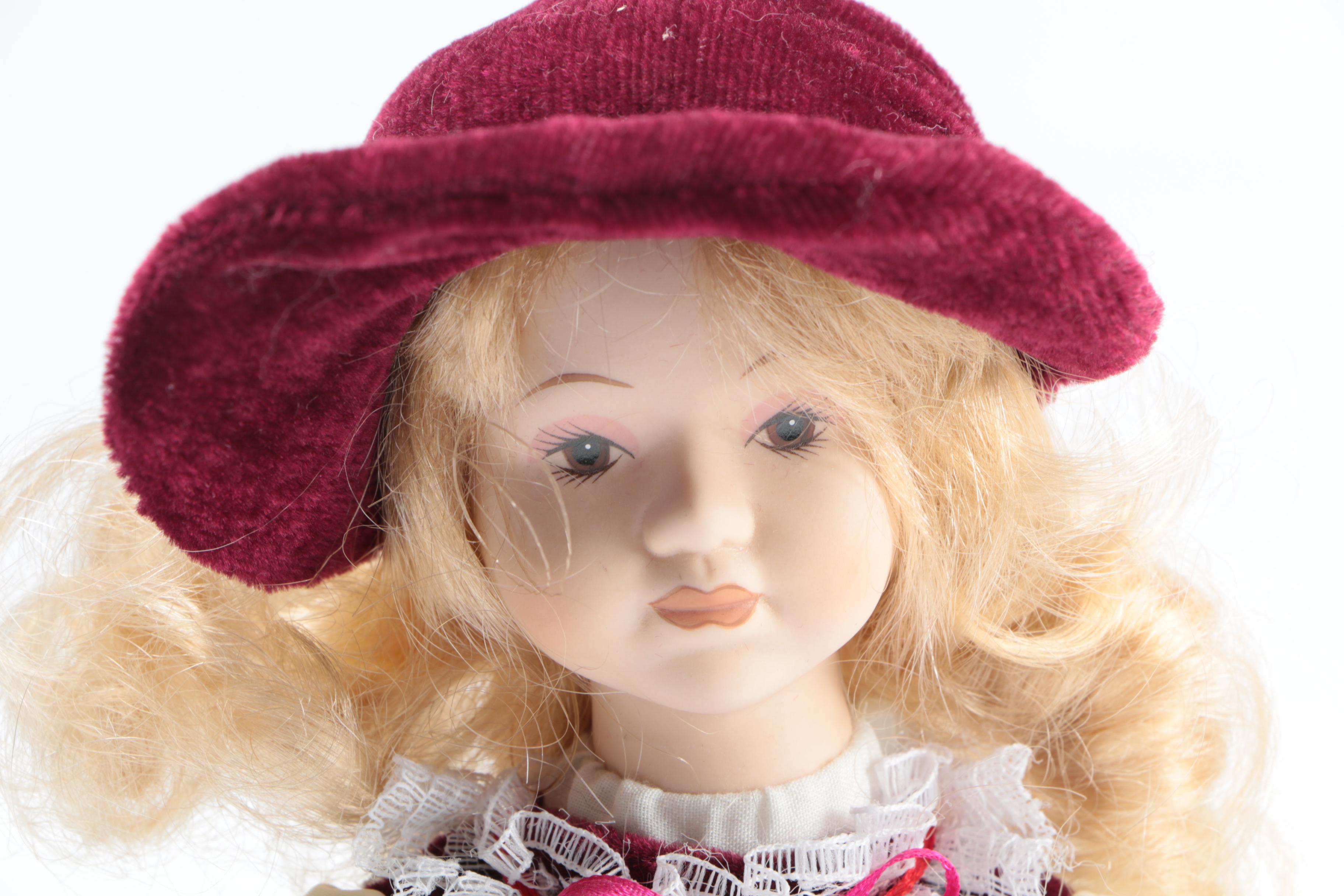 Hand-Painted and Named Porcelain Dolls