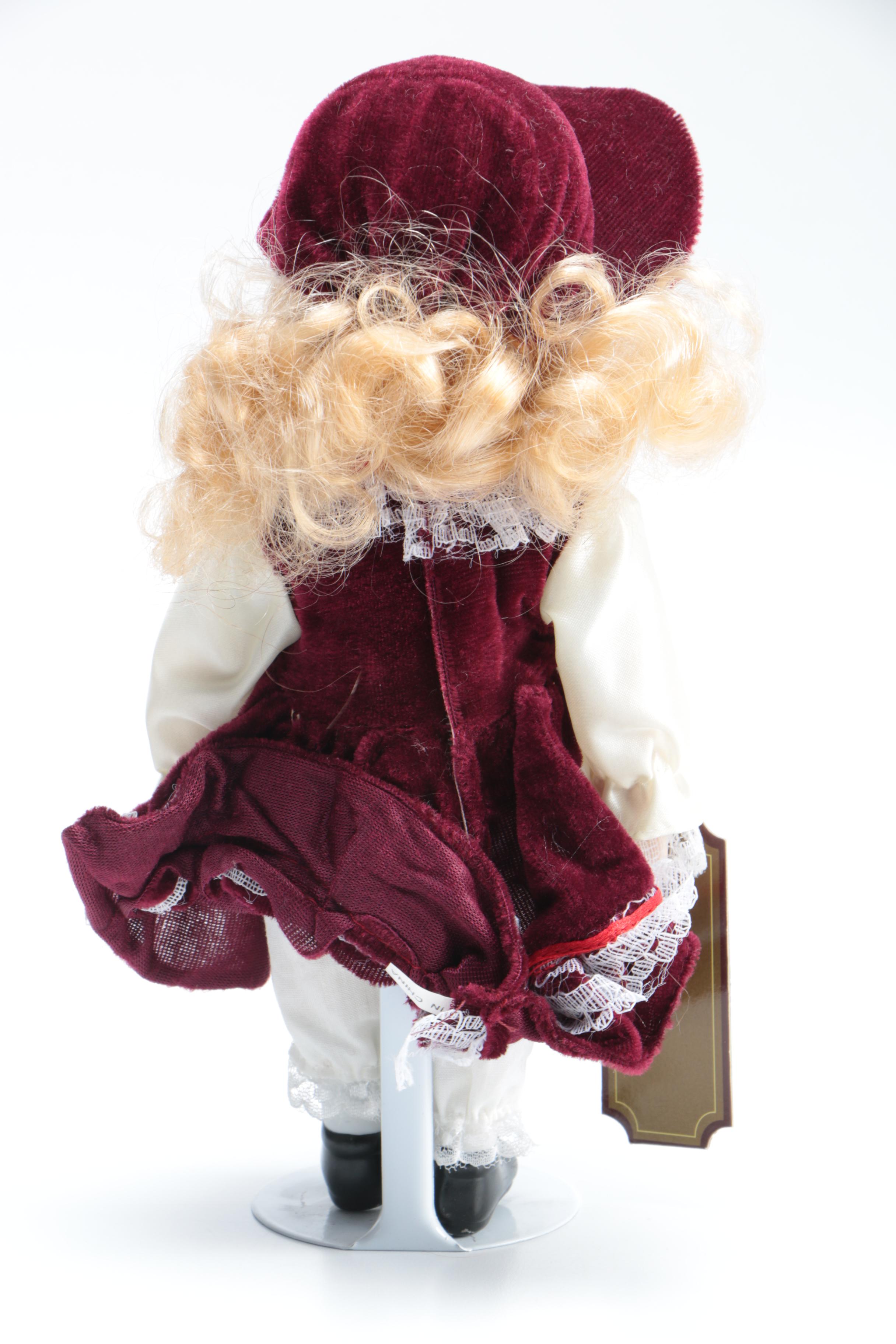 Hand-Painted and Named Porcelain Dolls