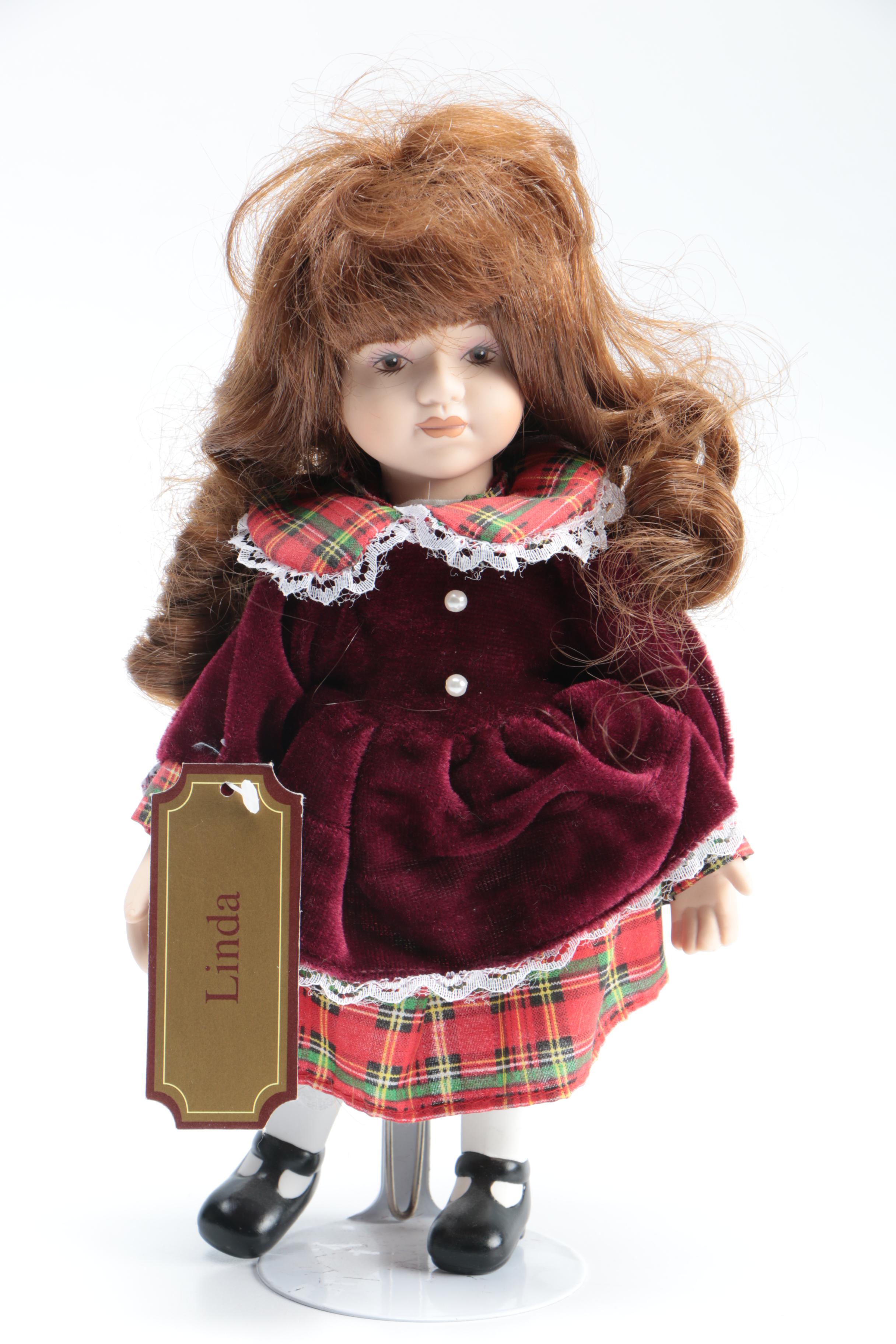 Hand-Painted and Named Porcelain Dolls