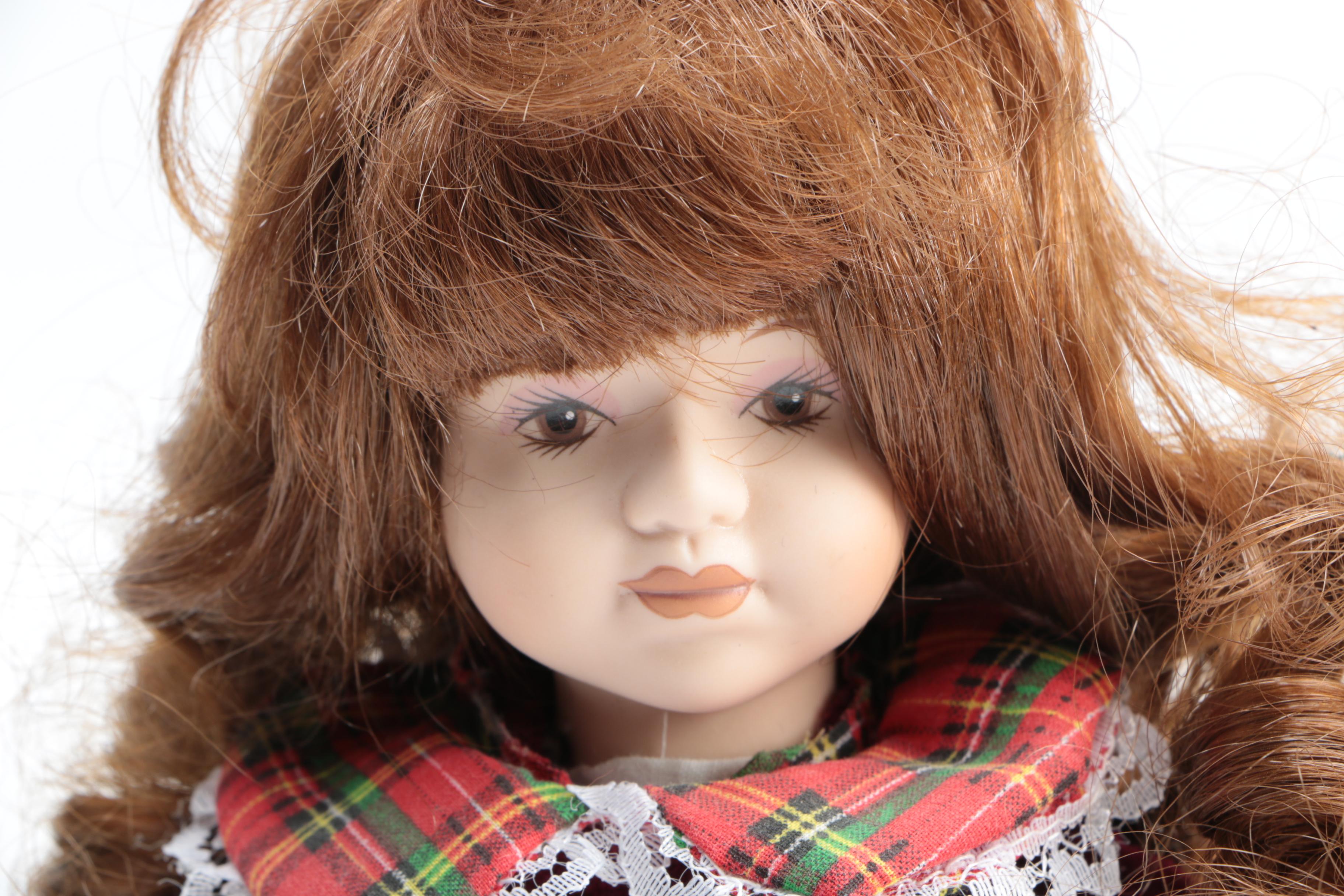 Hand-Painted and Named Porcelain Dolls