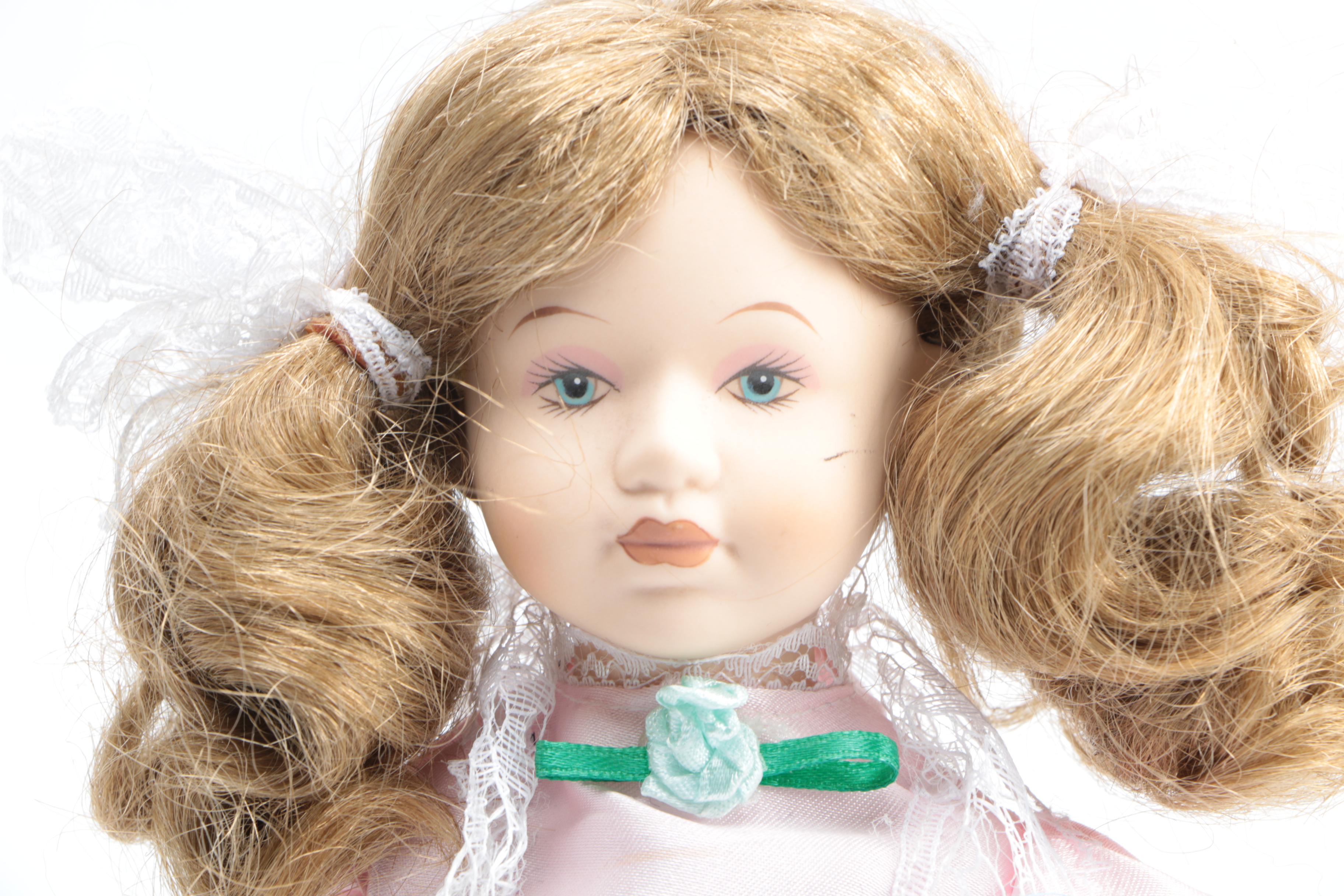 Hand-Painted and Named Porcelain Dolls