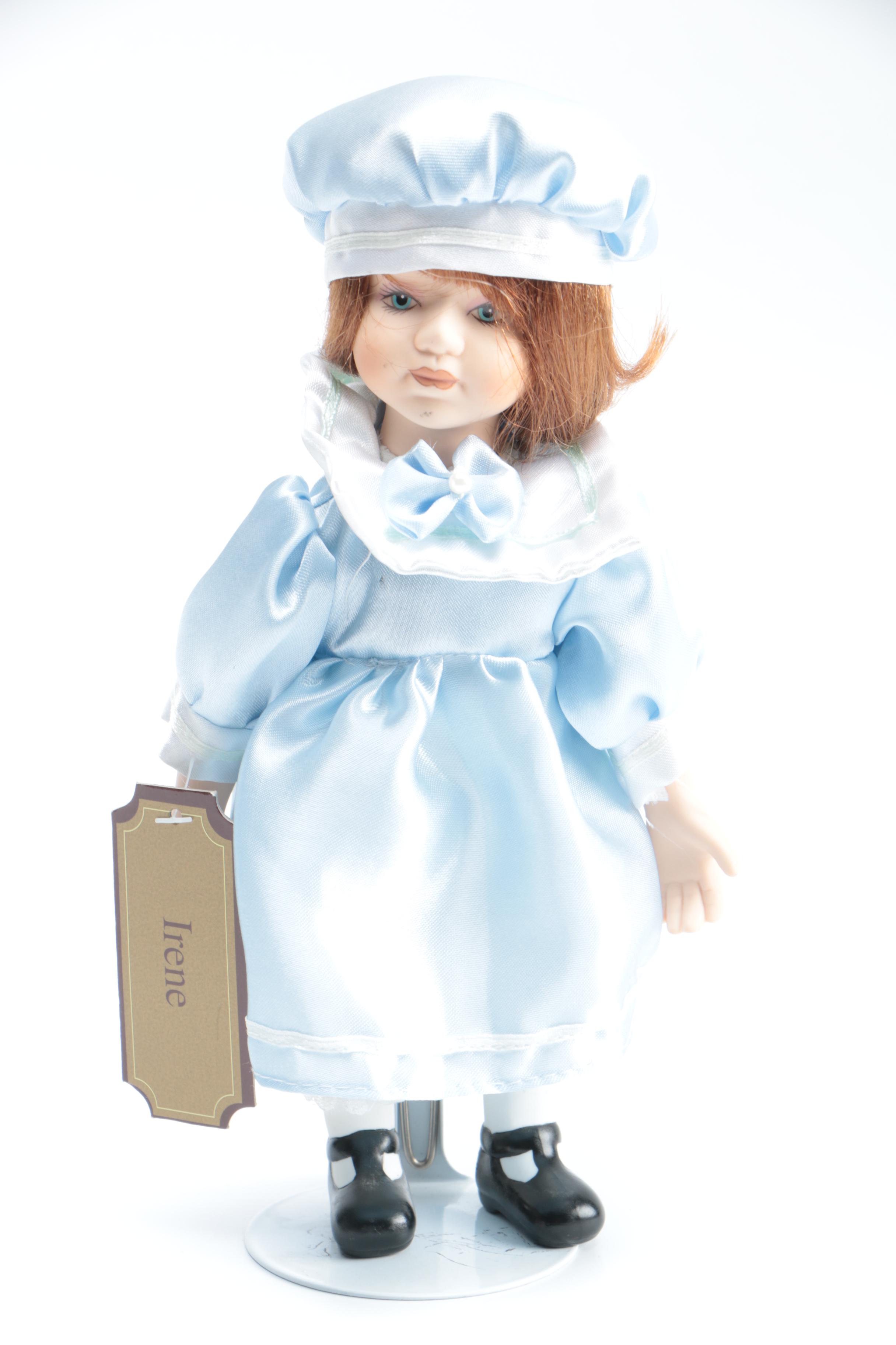 Hand-Painted and Named Porcelain Dolls