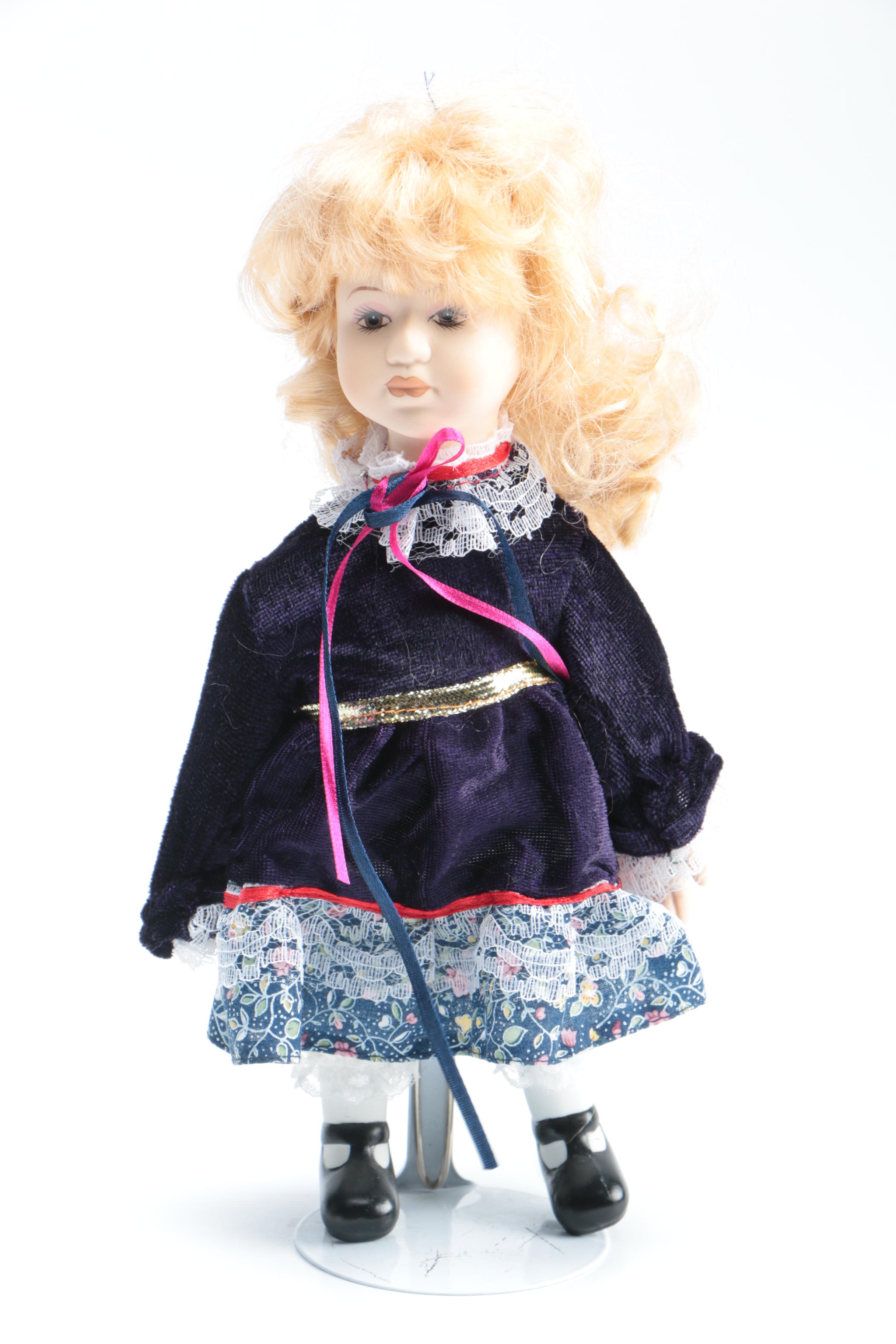 Hand-Painted and Named Porcelain Dolls