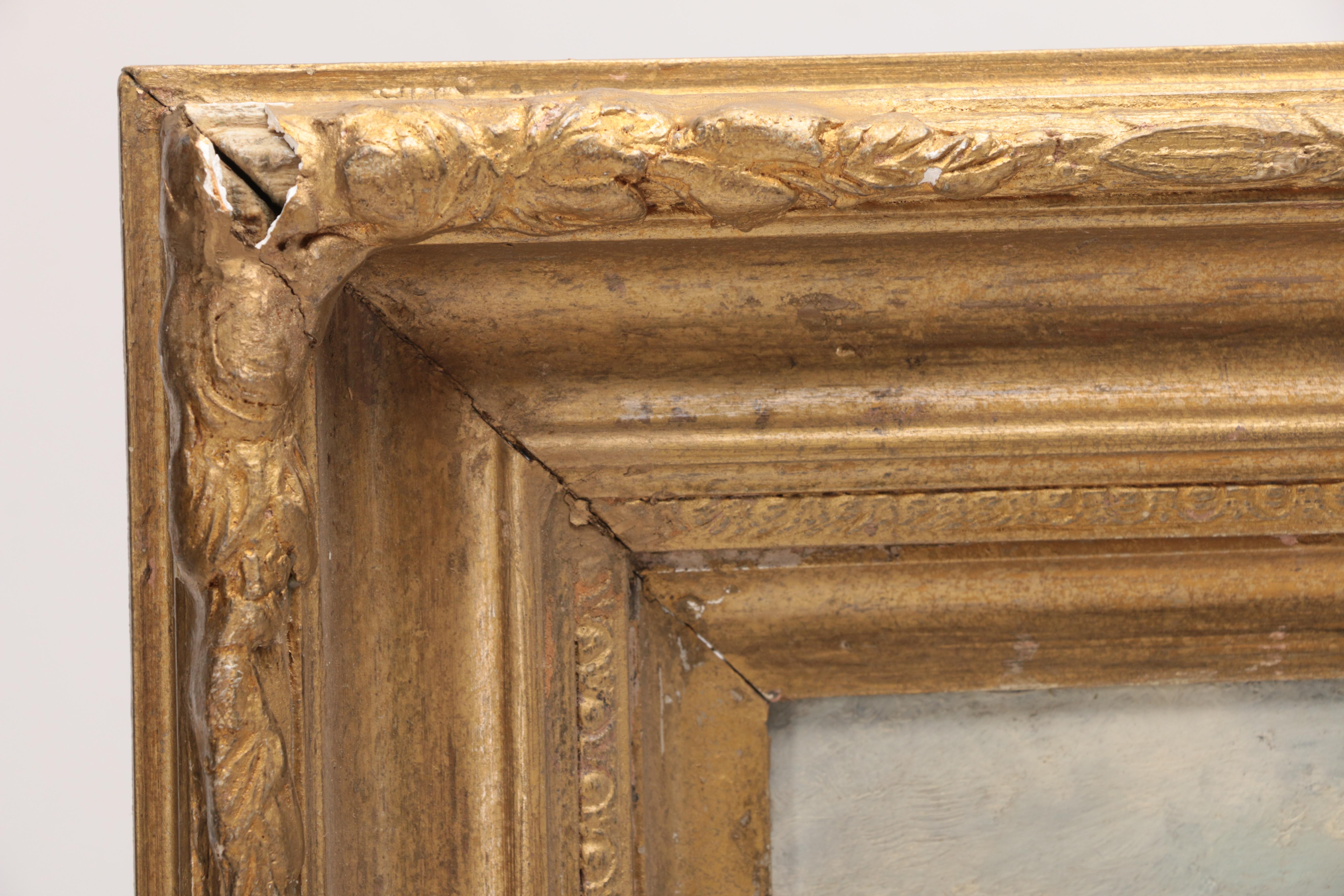 Charles Greville Morris Oil Painting on Canvas Figural Landscape