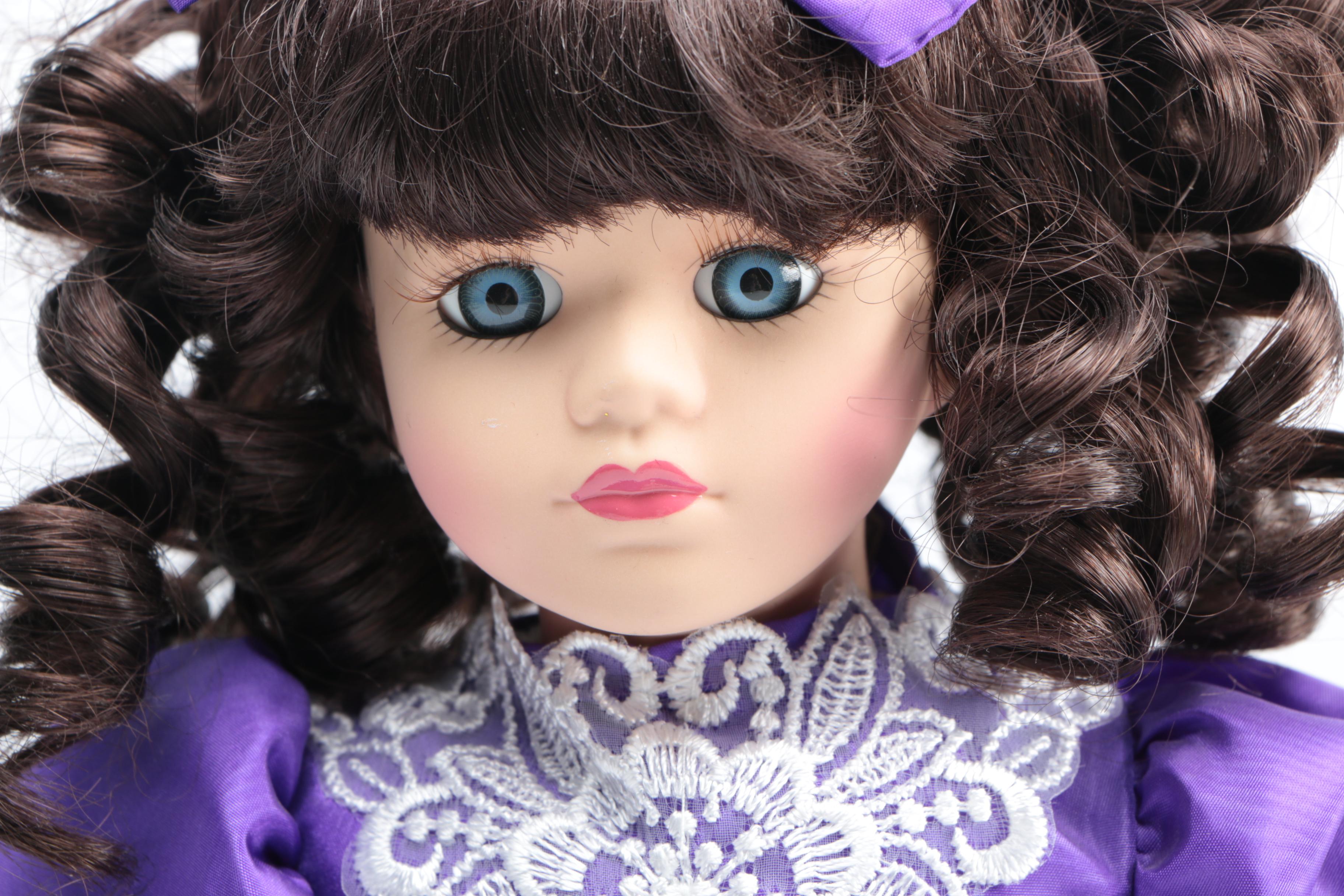 Collection of Victorian Style Dolls