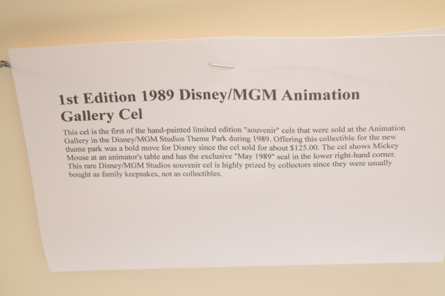 Limited Edition 1989 "Mickey Mouse" Animation Cel
