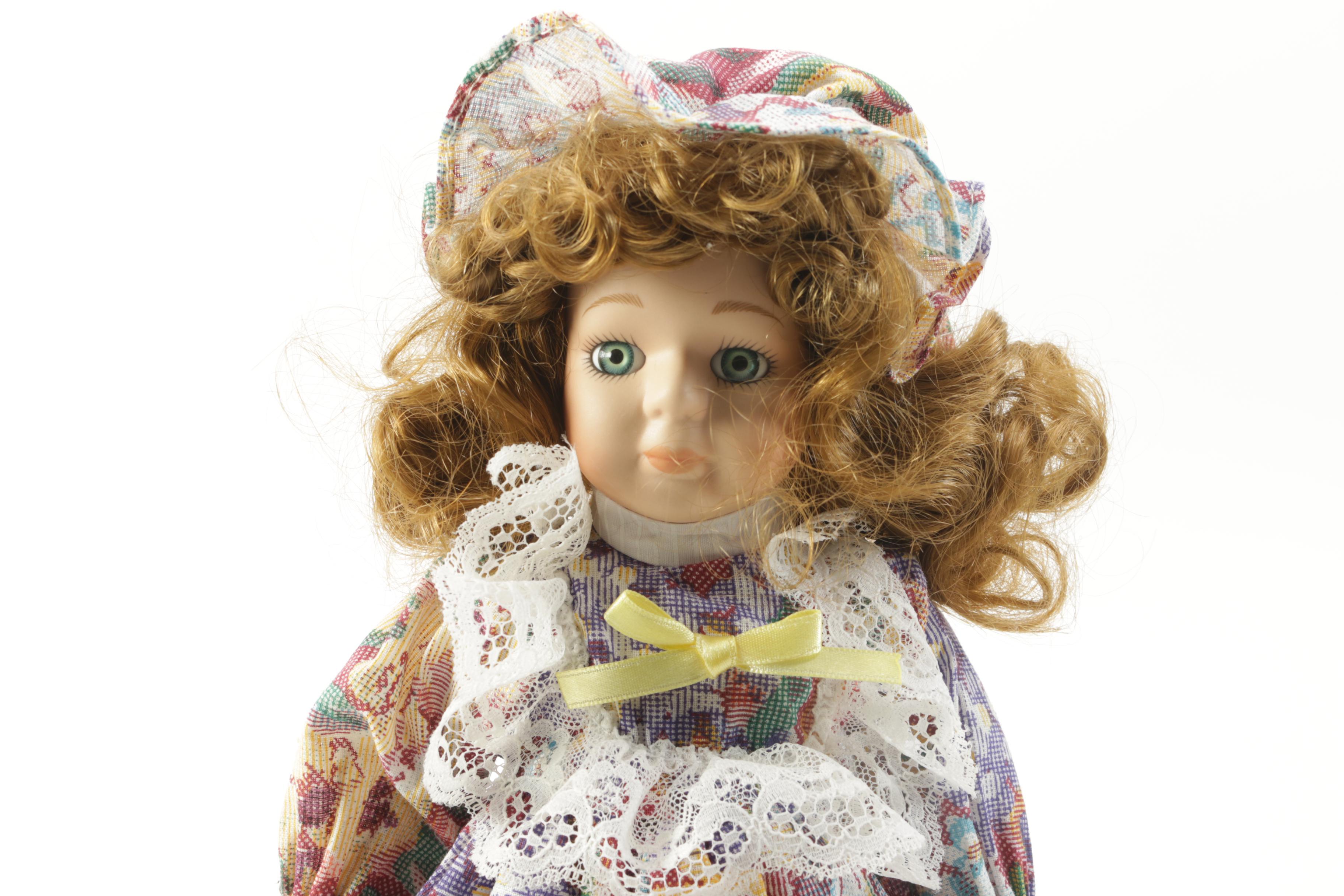 Set of Porcelain Dolls