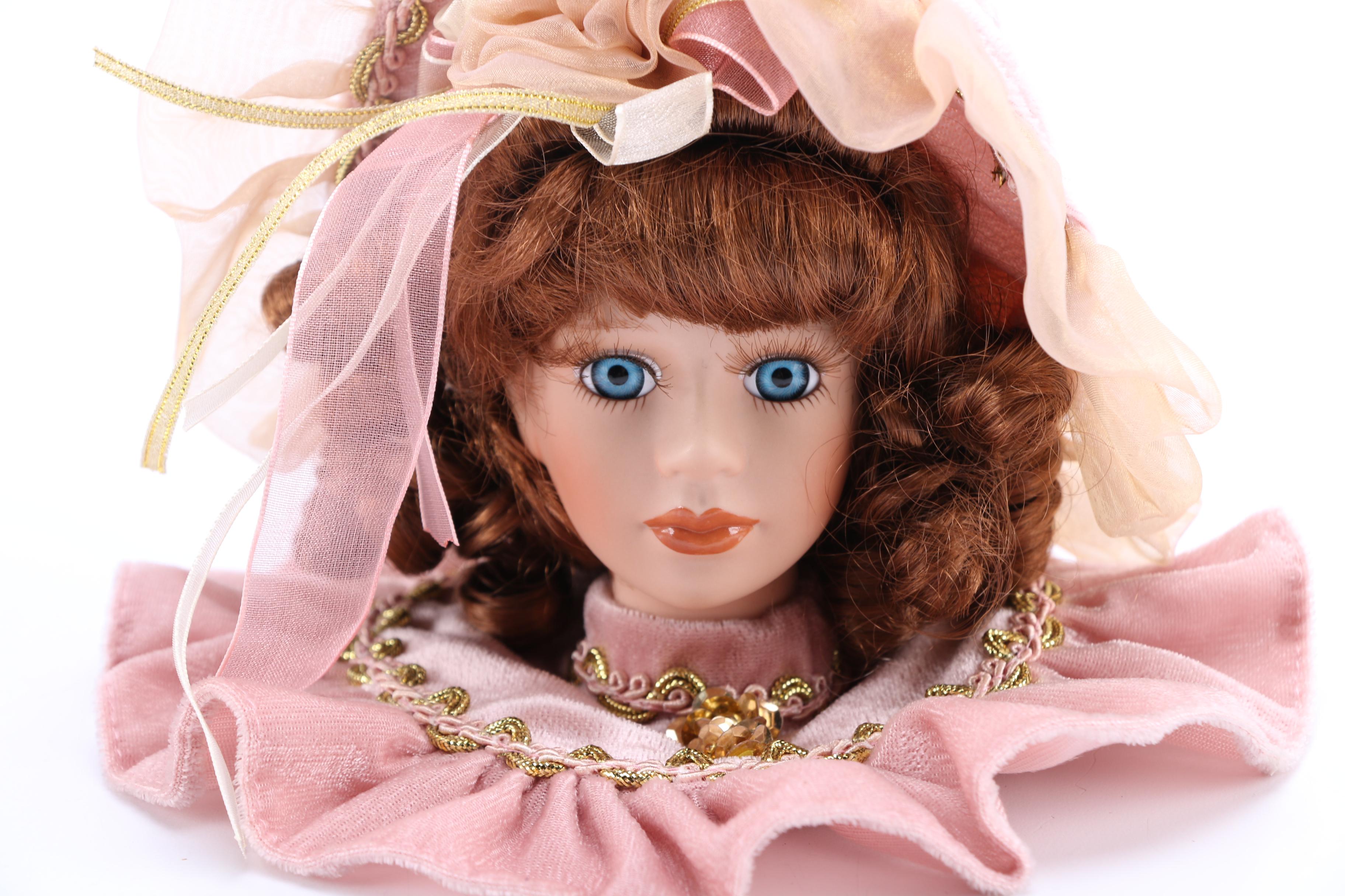 Porcelain Doll Ornaments and Doll Heads