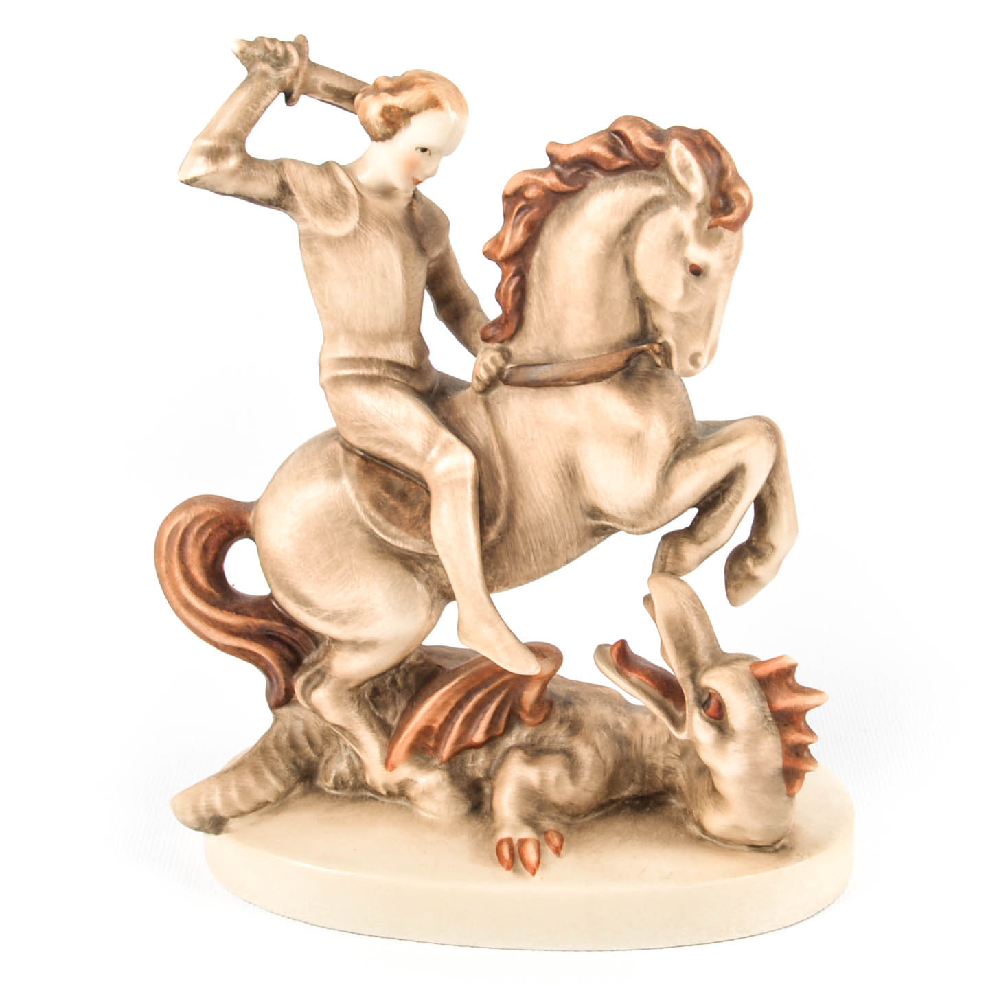 1982 Goebel M.I. Hummel Saint George and Dragon Porcelain Figurine