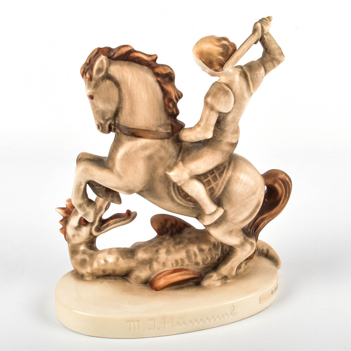 1982 Goebel M.I. Hummel Saint George and Dragon Porcelain Figurine