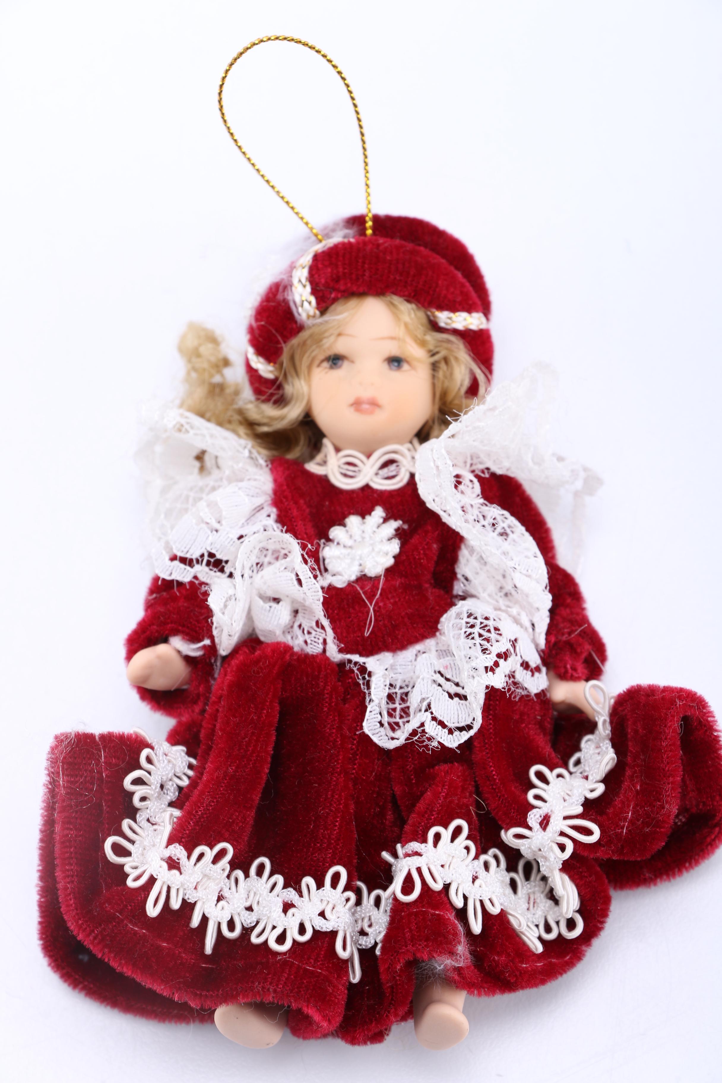 Porcelain Doll Ornaments and Doll Heads