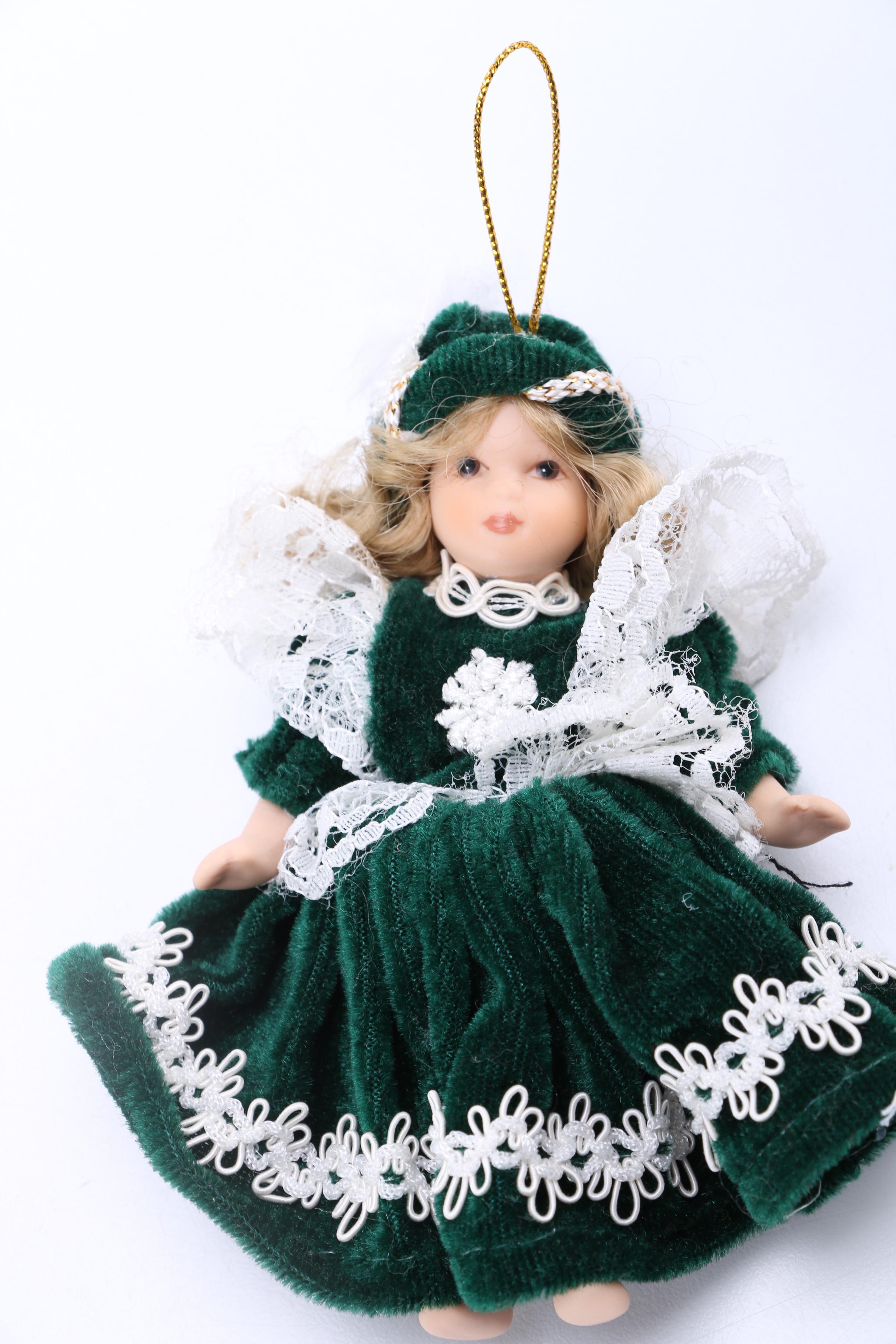 Porcelain Doll Ornaments and Doll Heads
