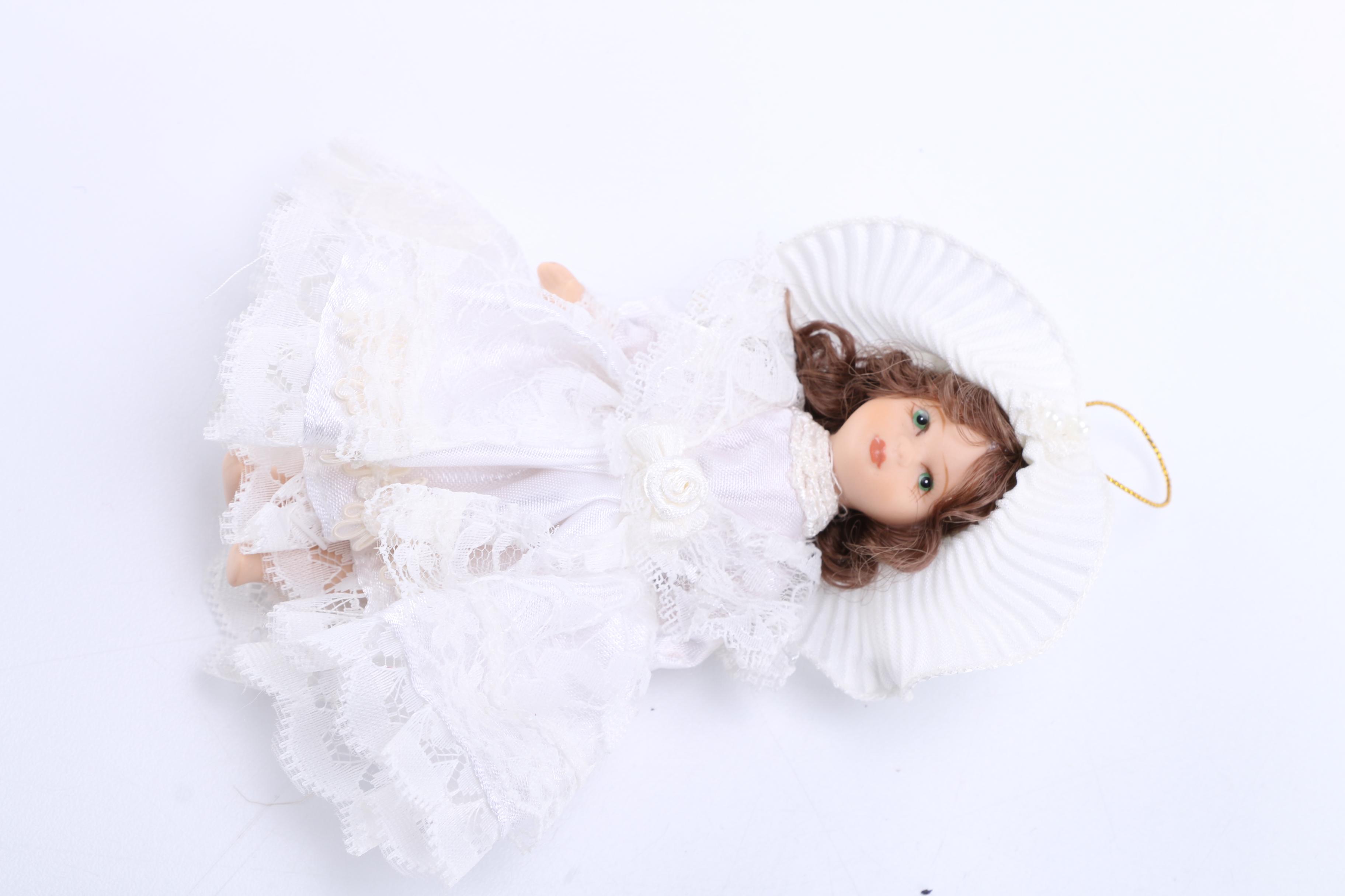 Porcelain Doll Ornaments and Doll Heads