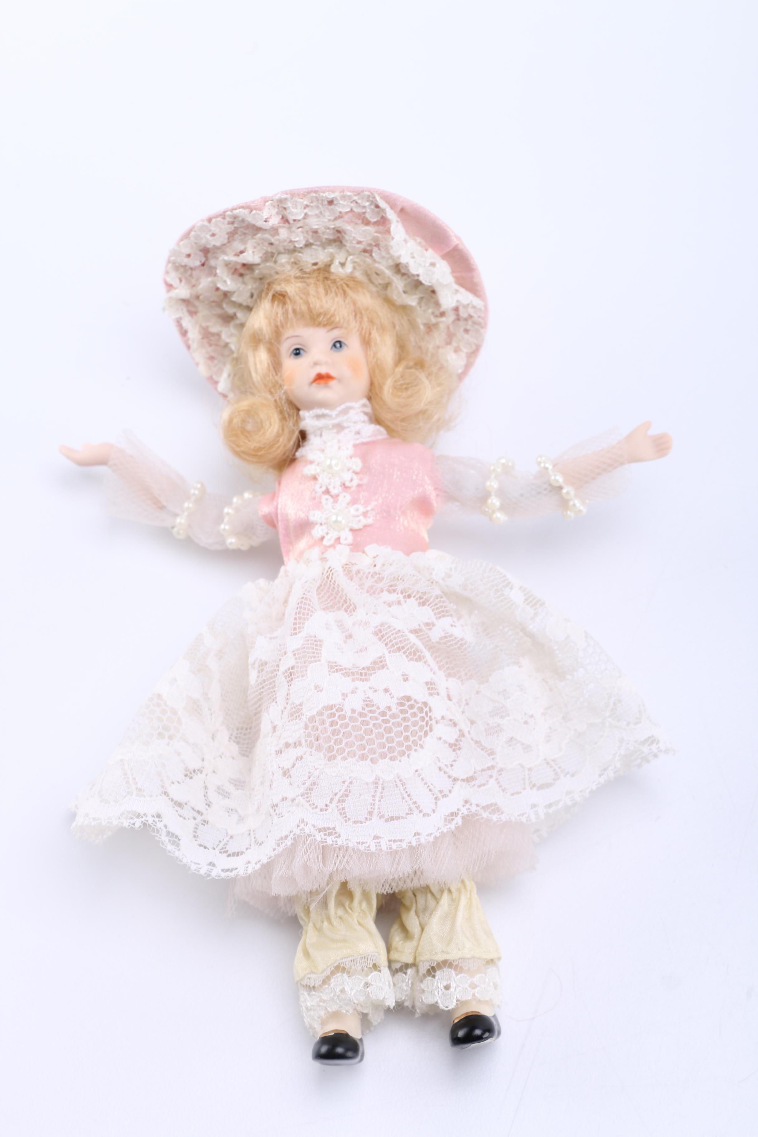 Porcelain Doll Ornaments and Doll Heads