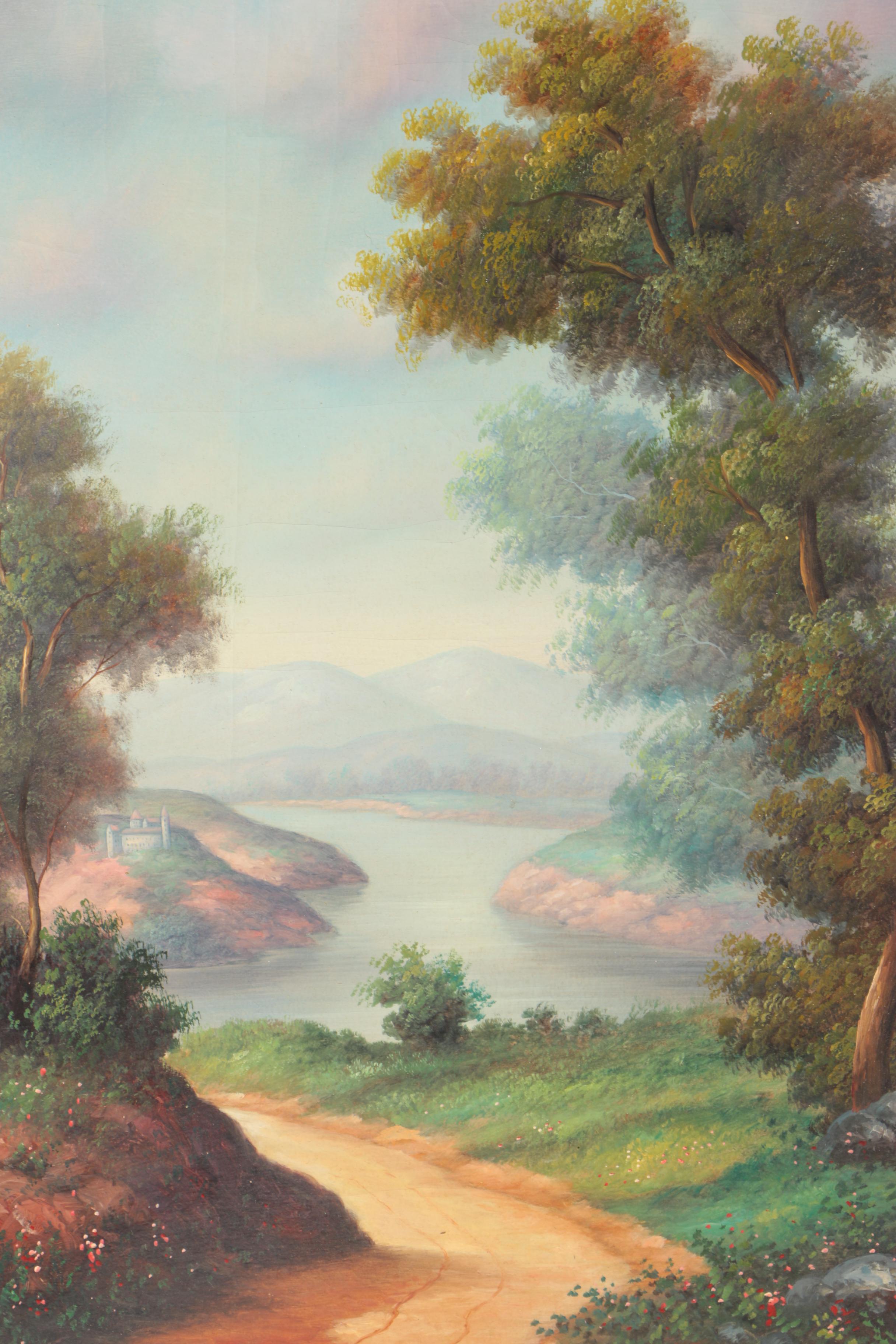 Robbins Original Oil Painting "Landscape"