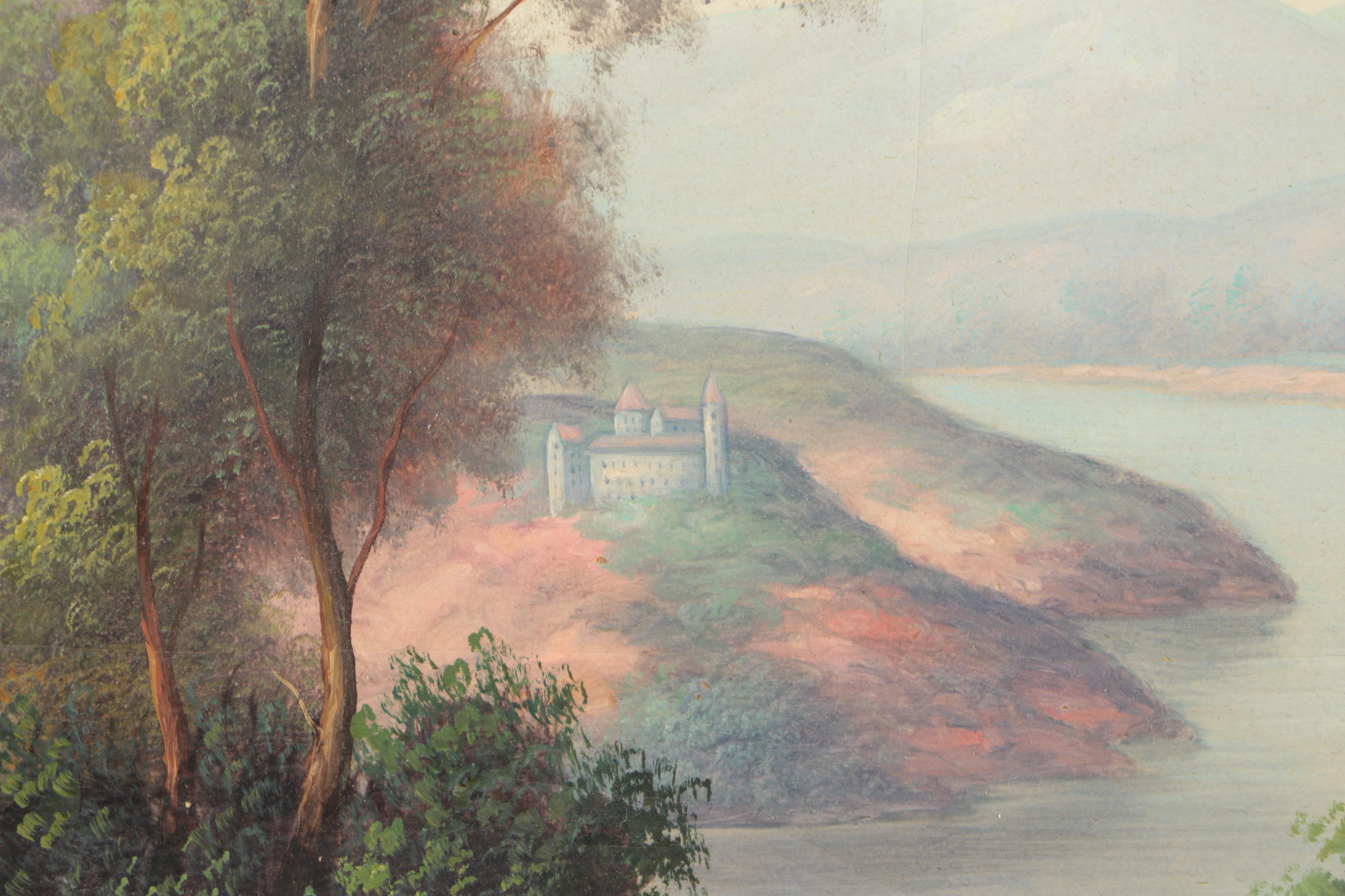 Robbins Original Oil Painting "Landscape"