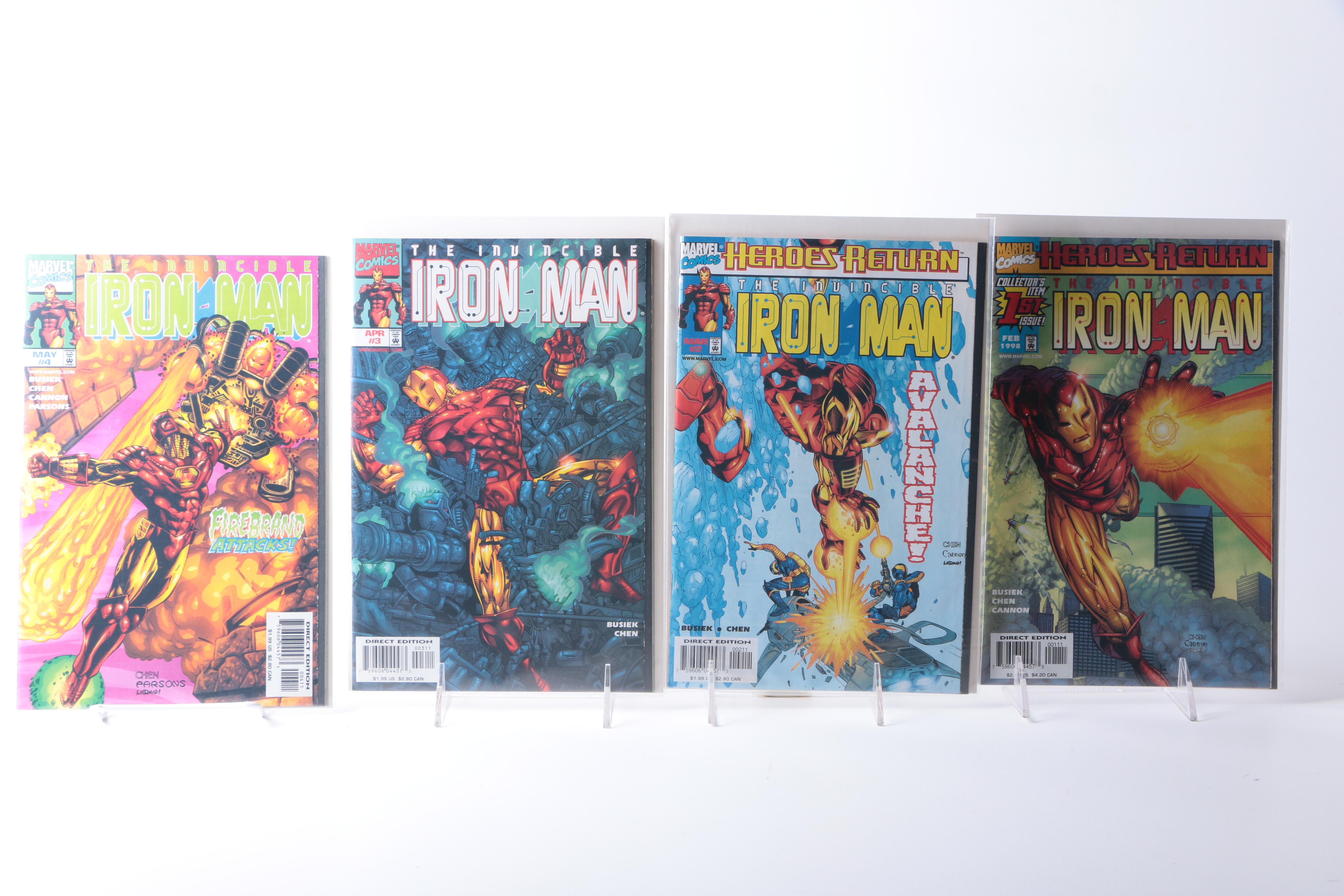 Sequential Set of Modern Age "Iron Man" Comics