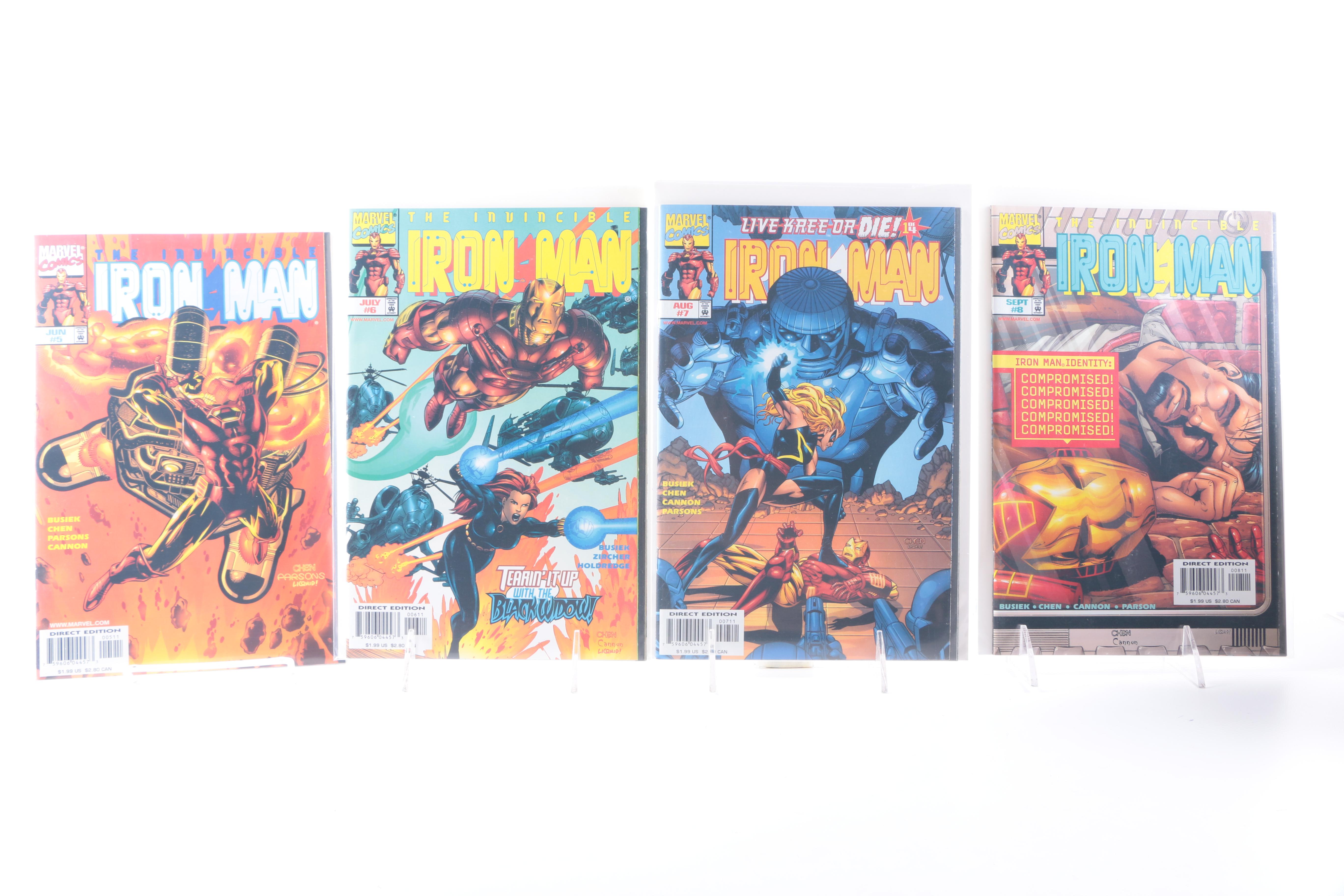 Sequential Set of Modern Age "Iron Man" Comics