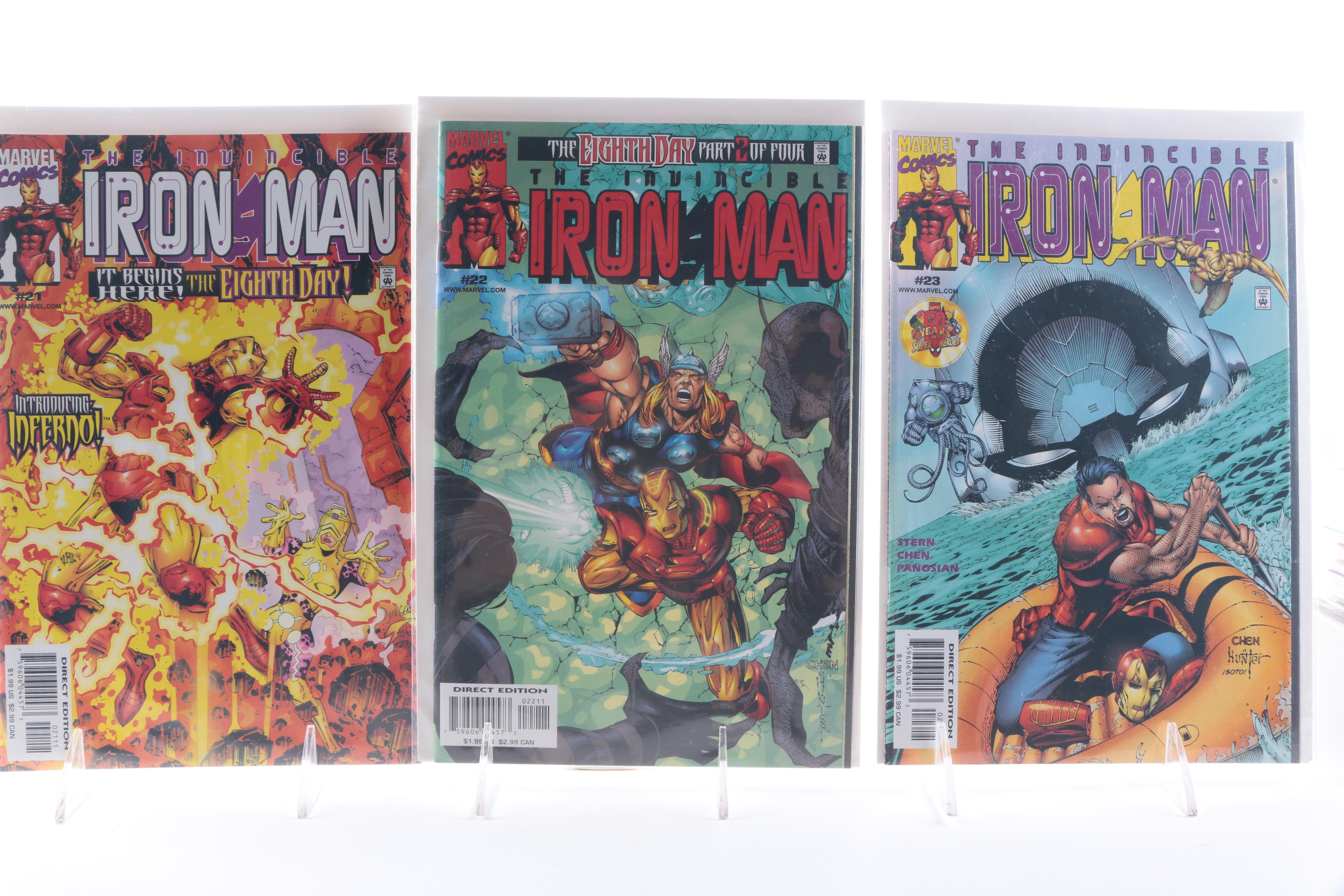 Sequential Set of Modern Age "Iron Man" Comics
