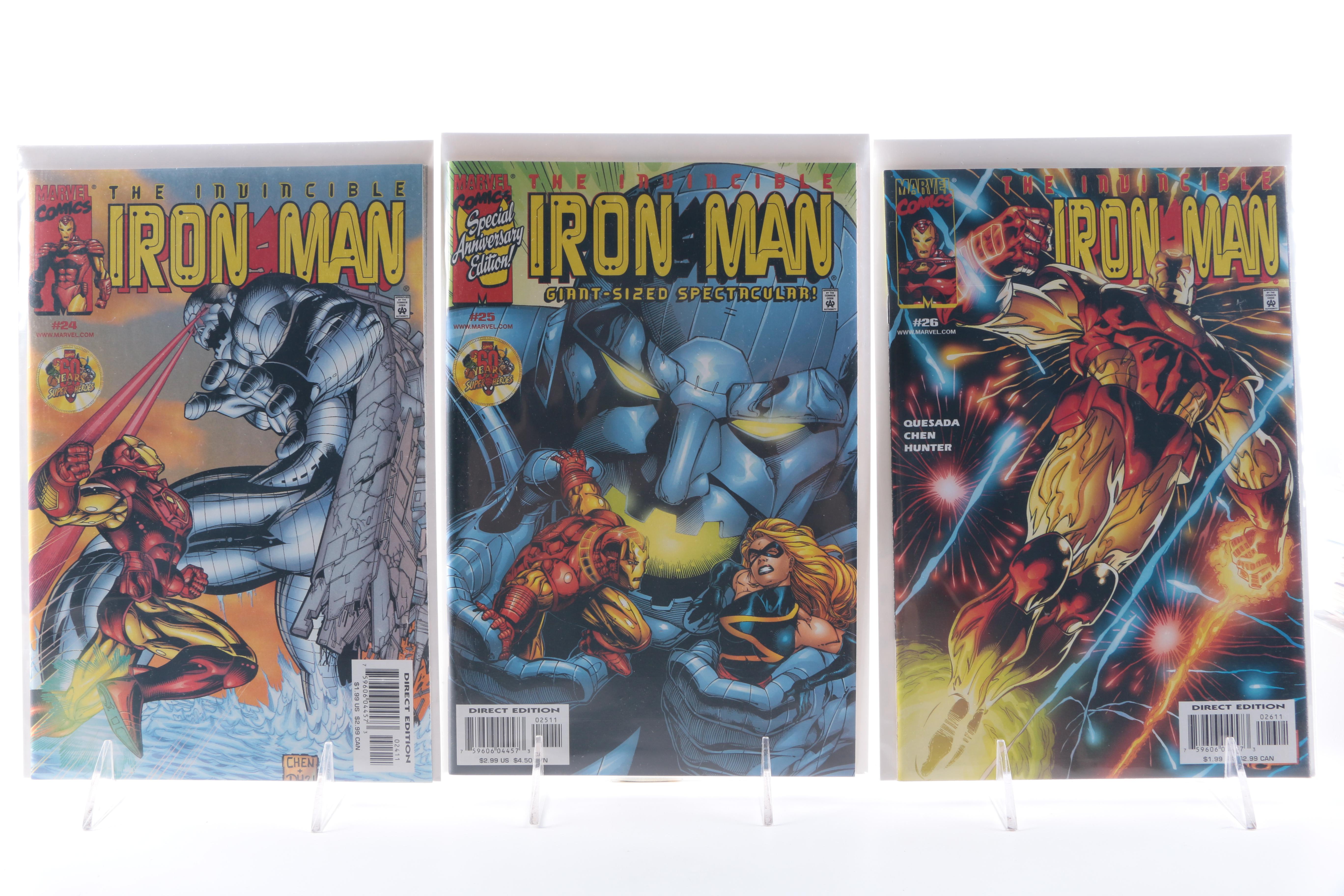 Sequential Set of Modern Age "Iron Man" Comics