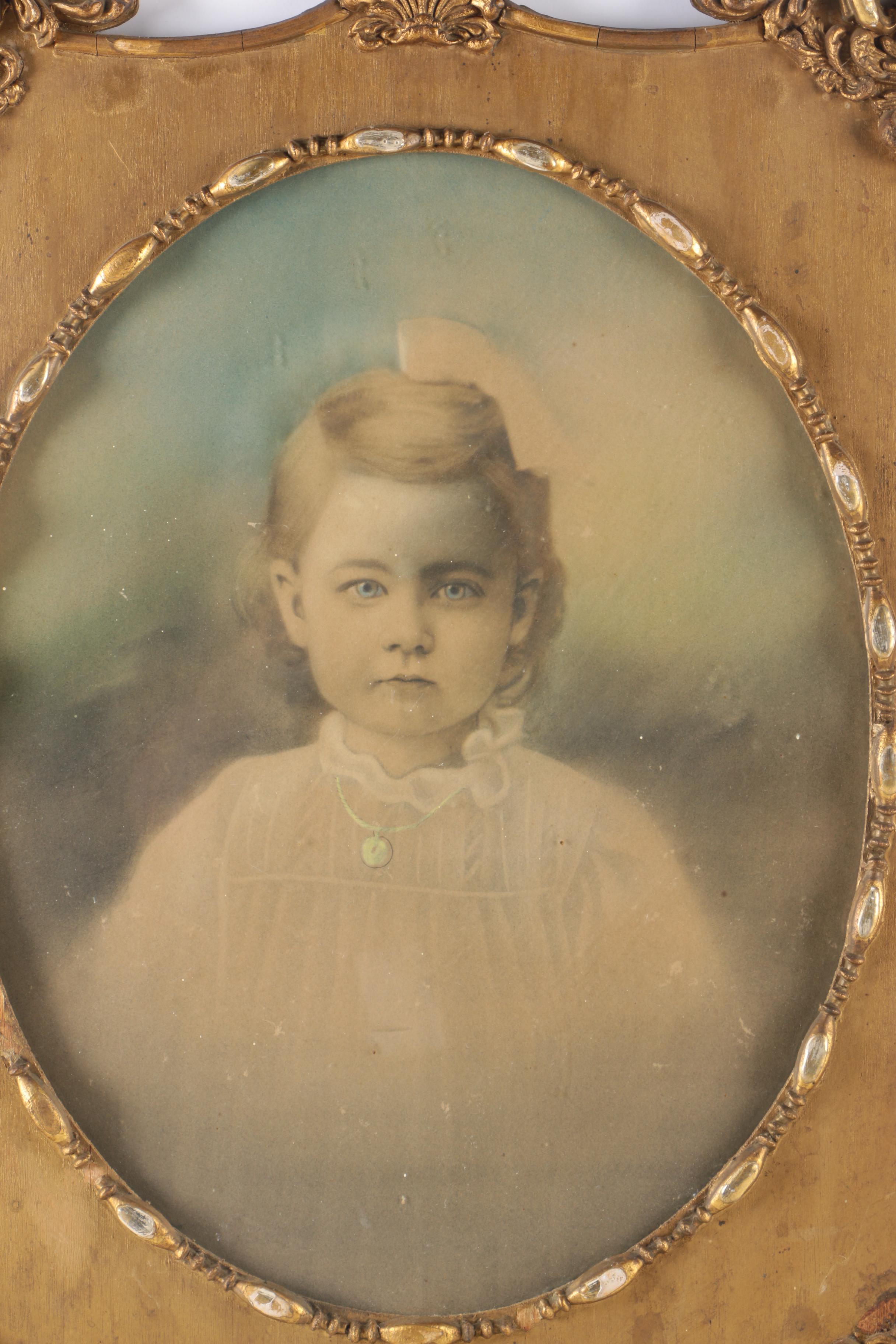Colored Photogravure of Child's First Communion