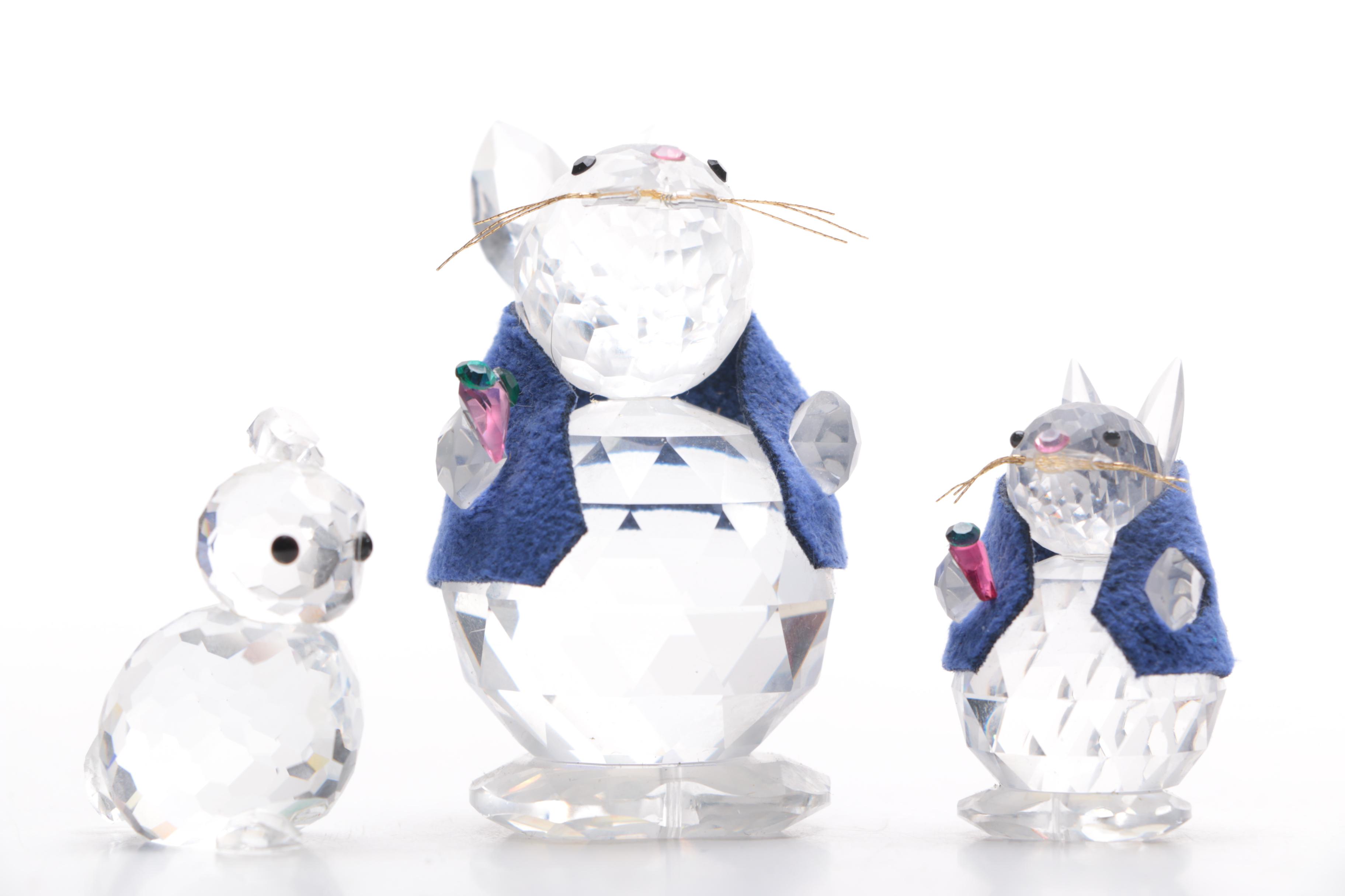 Swarovski Silver Crystal Figurines