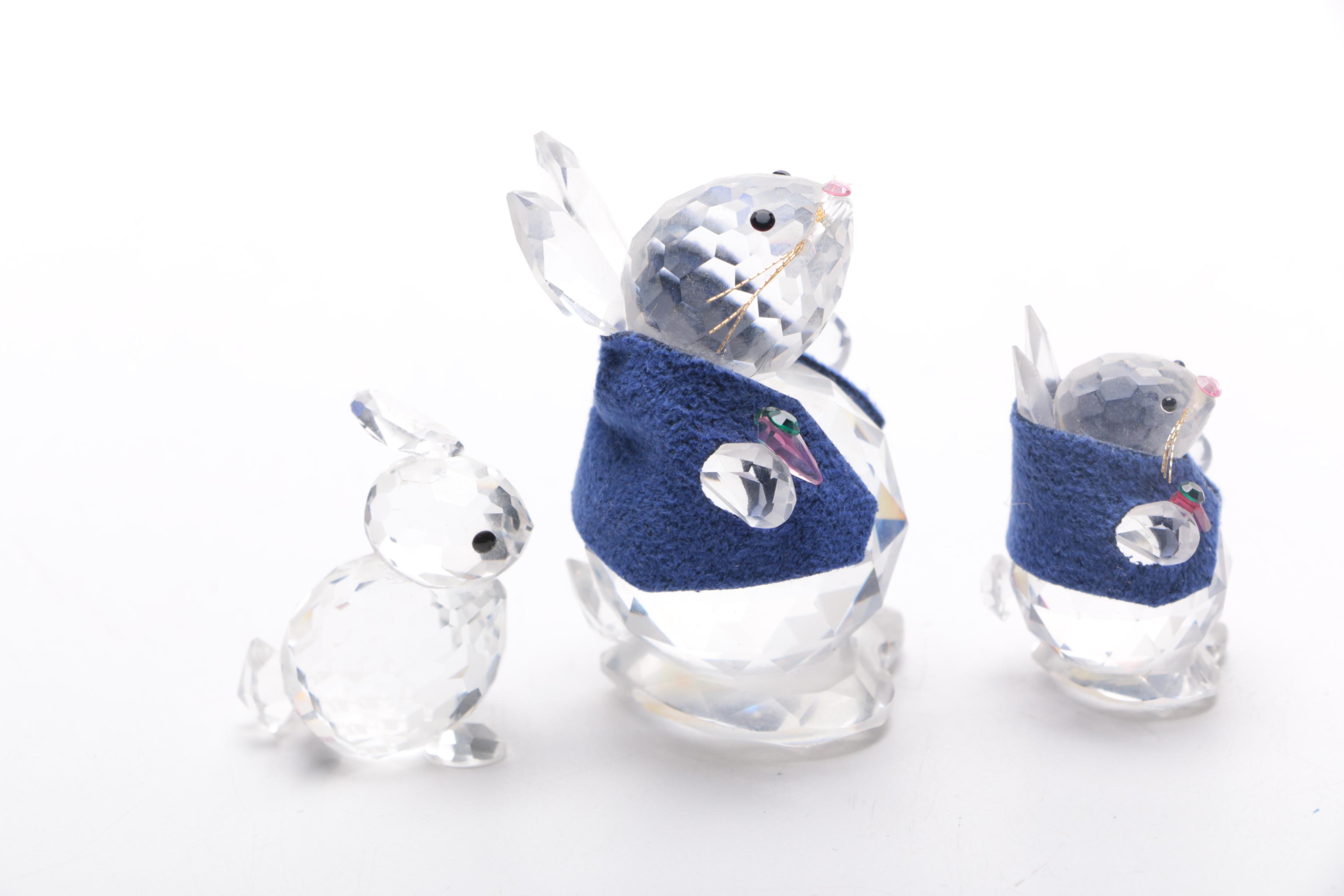 Swarovski Silver Crystal Figurines