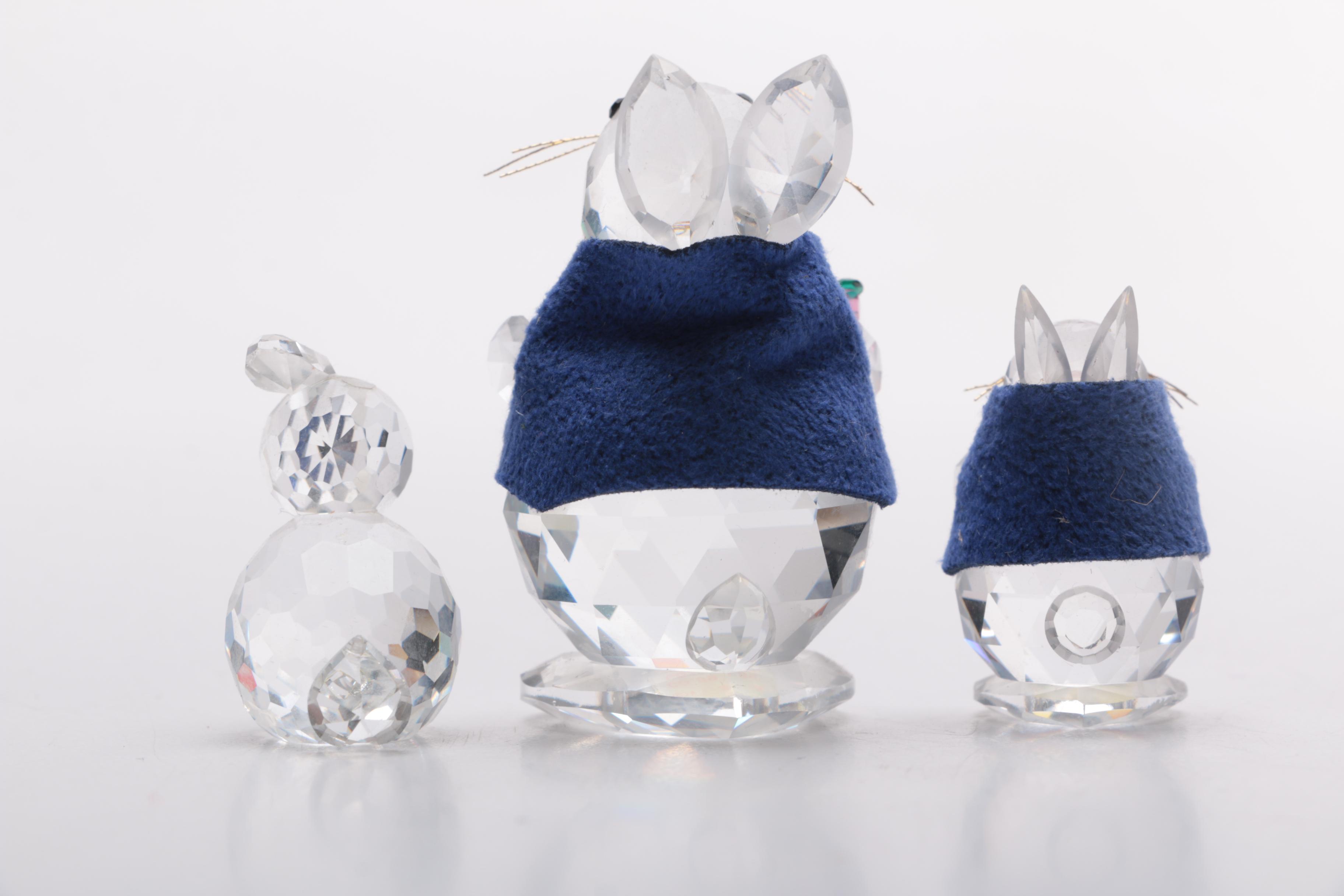 Swarovski Silver Crystal Figurines