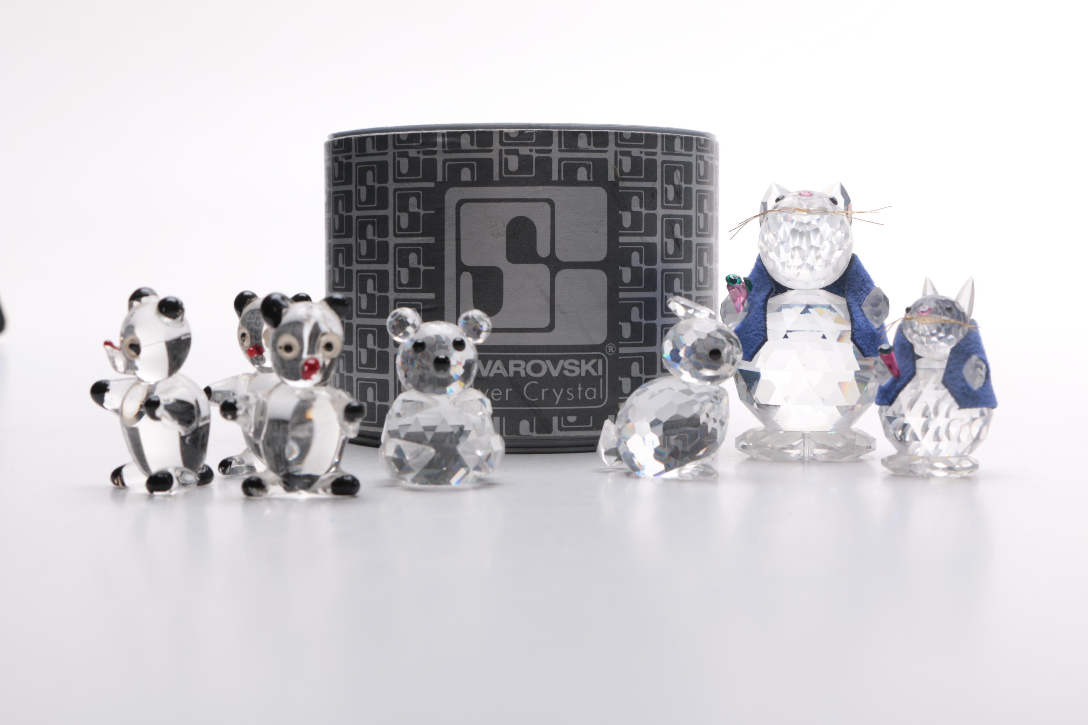 Swarovski Silver Crystal Figurines